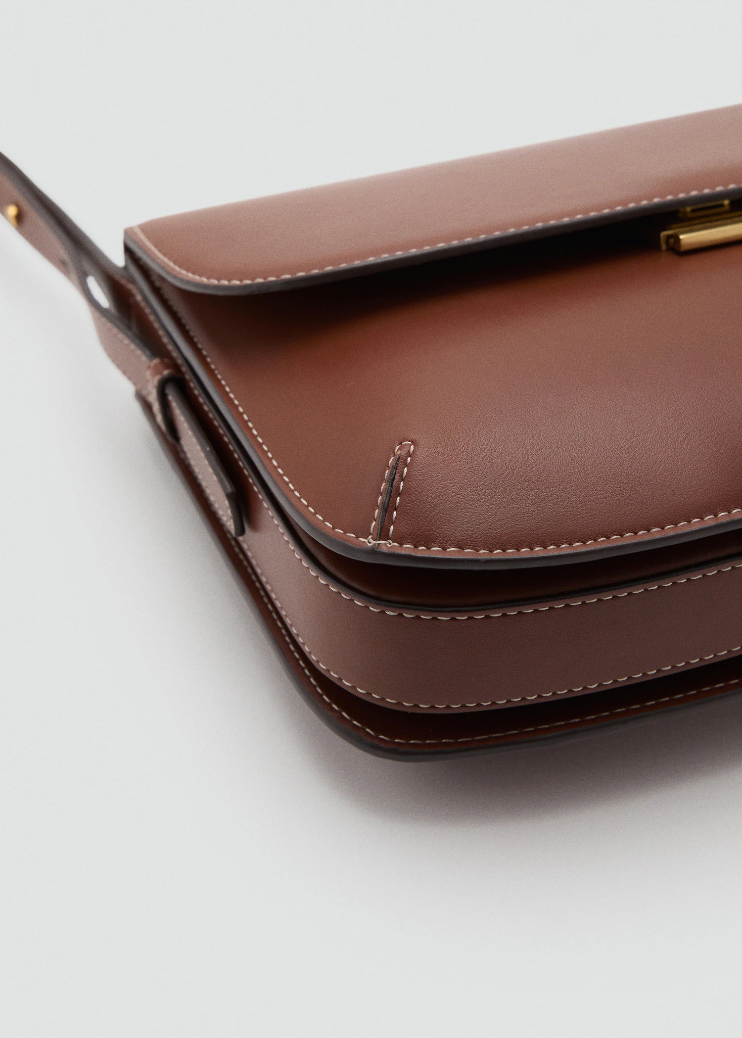 Crossbody Bag With Flap Leather