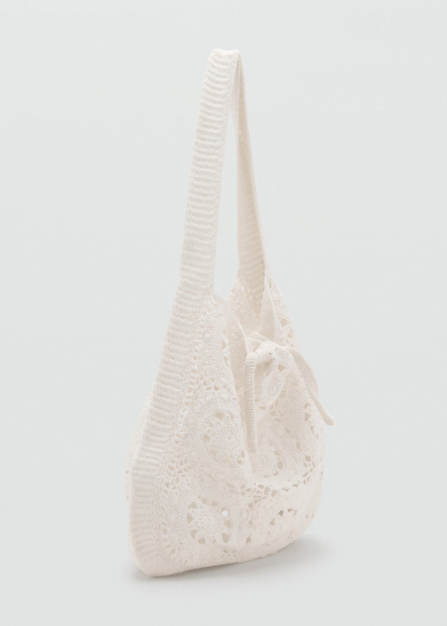 Crochet Shopper Bag White