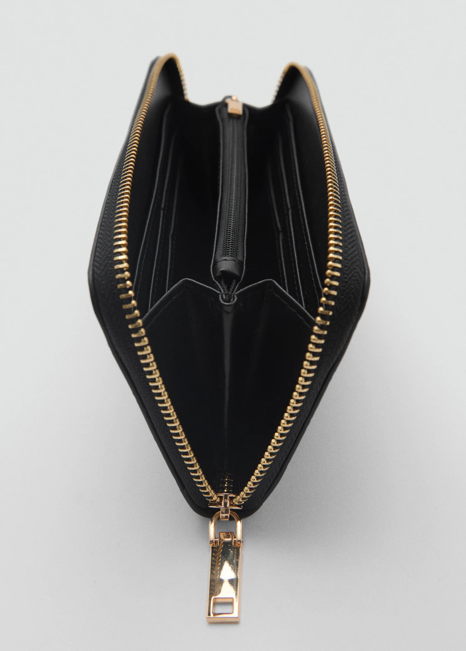 Croc Effect Wallet Black