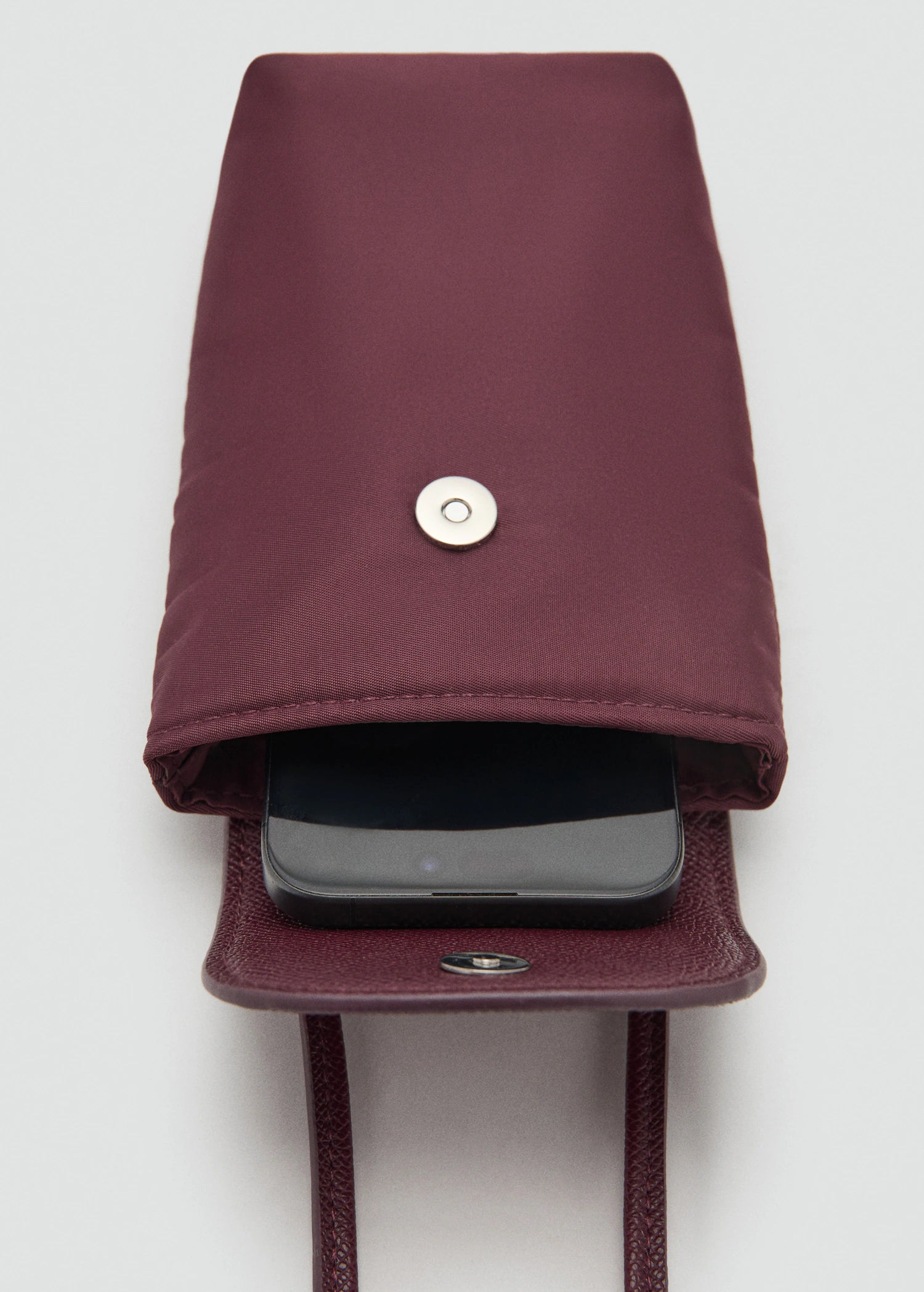 Combined Nylon Mobile Phone Case Burgundy