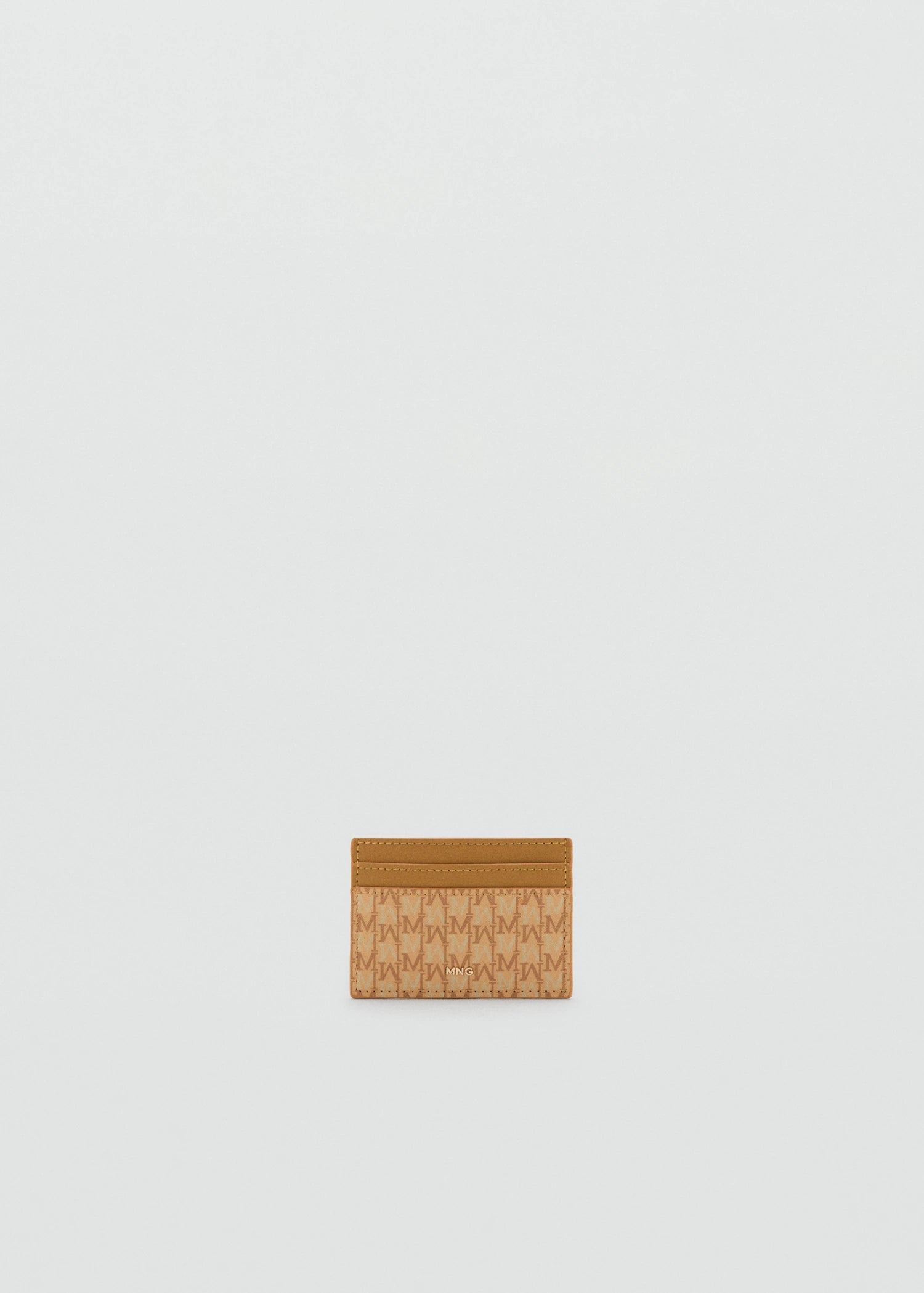 Card Holder With Printed Logo Yellow