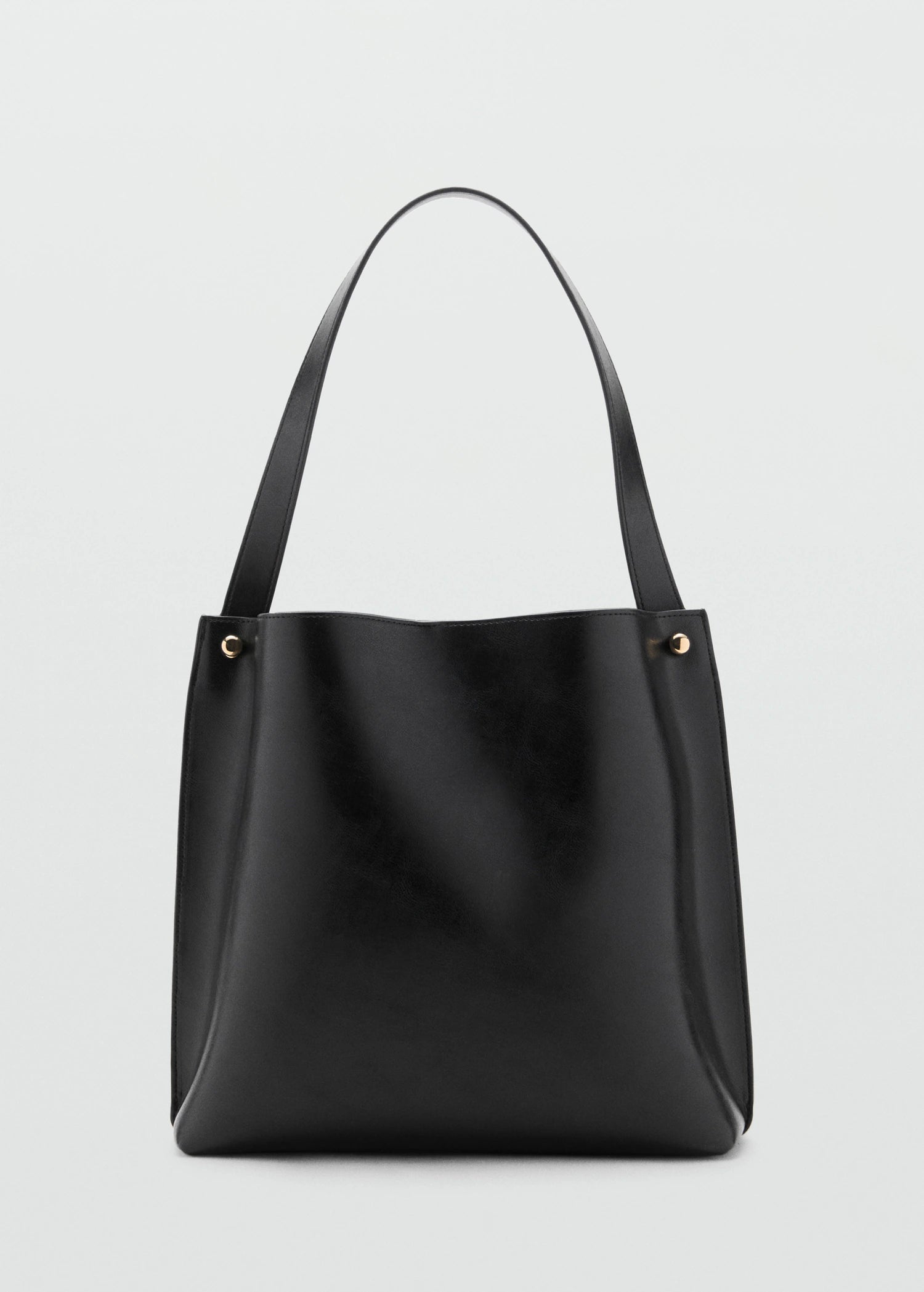 Bucket Bag With Metal Details Black