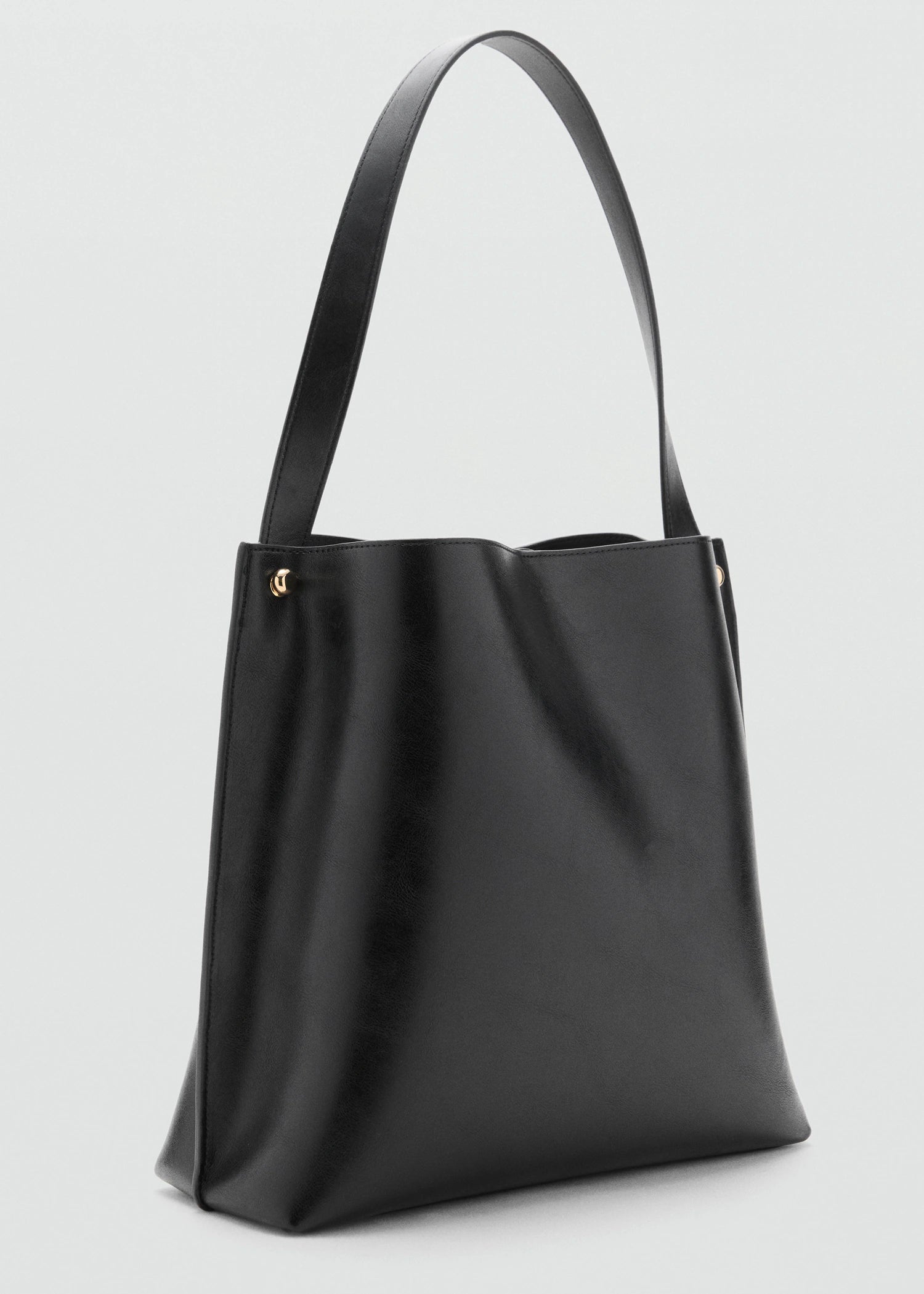 Bucket Bag With Metal Details Black