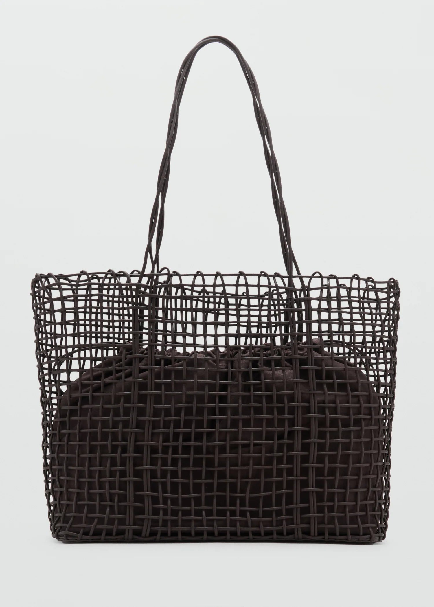 Braided Shopper Bag Chocolate