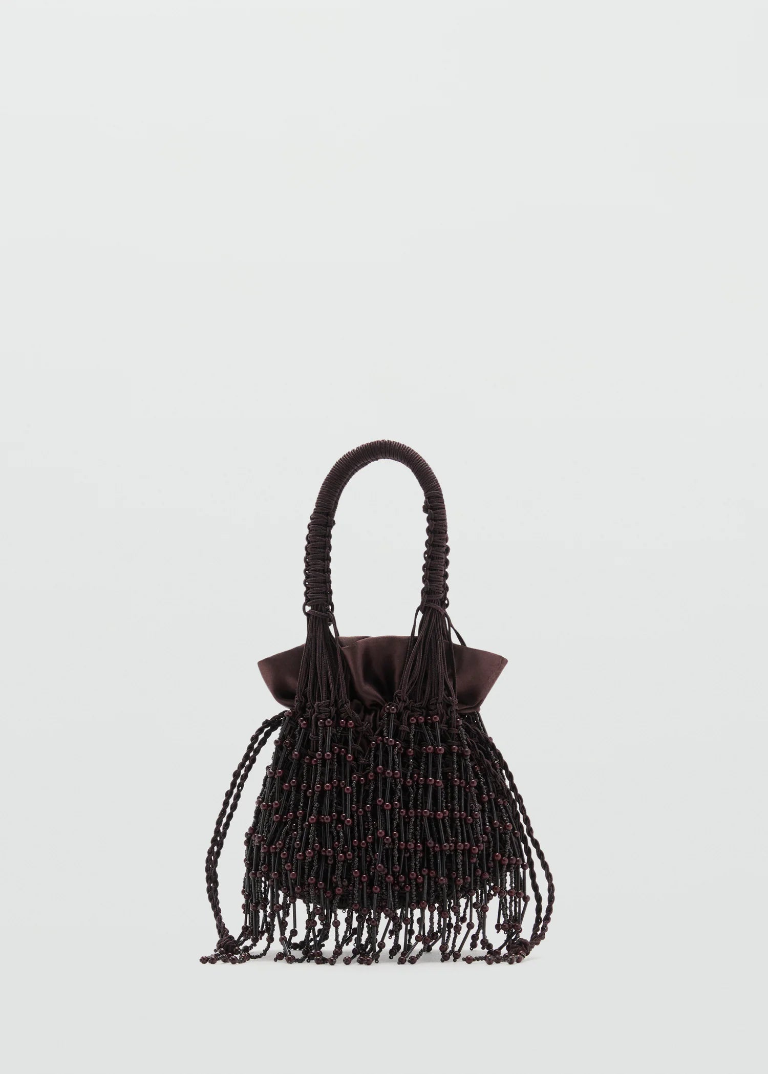 Beaded Handbag Chocolate
