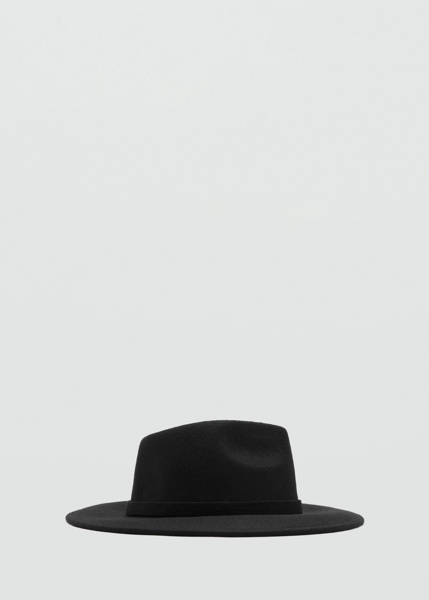 100% Wool Hat Black