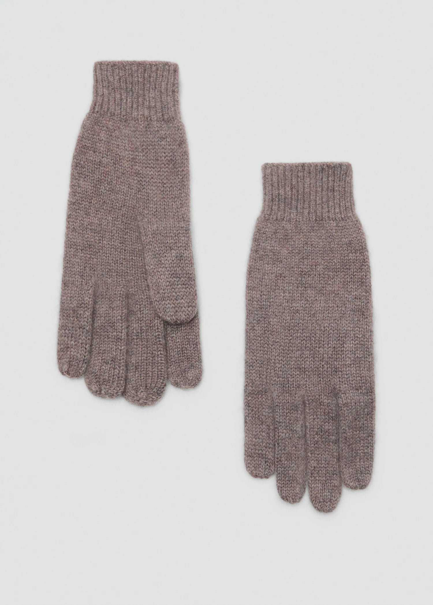 100% Cashmere Gloves Medium Brown
