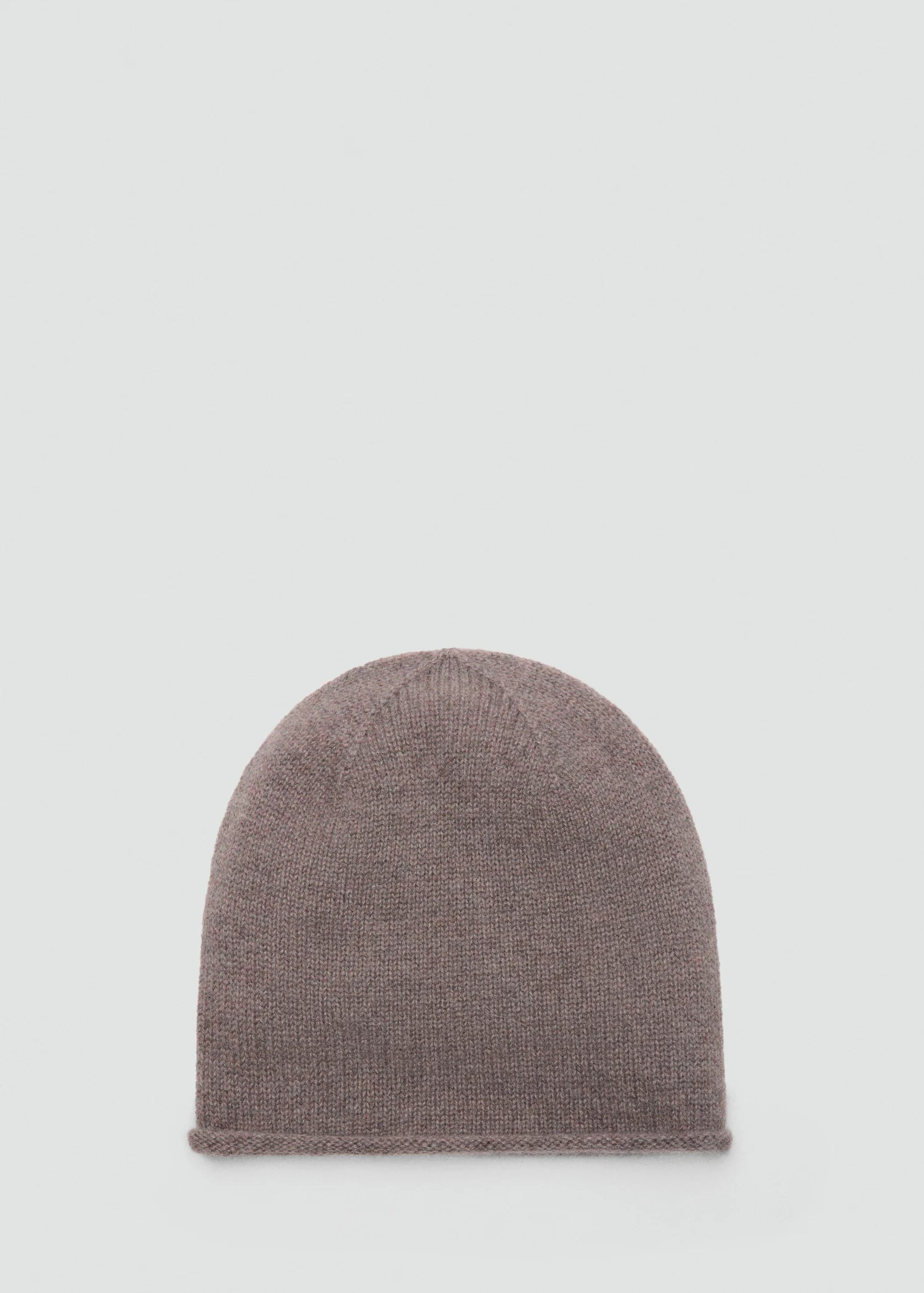 100% Cashmere Beanie Medium Brown