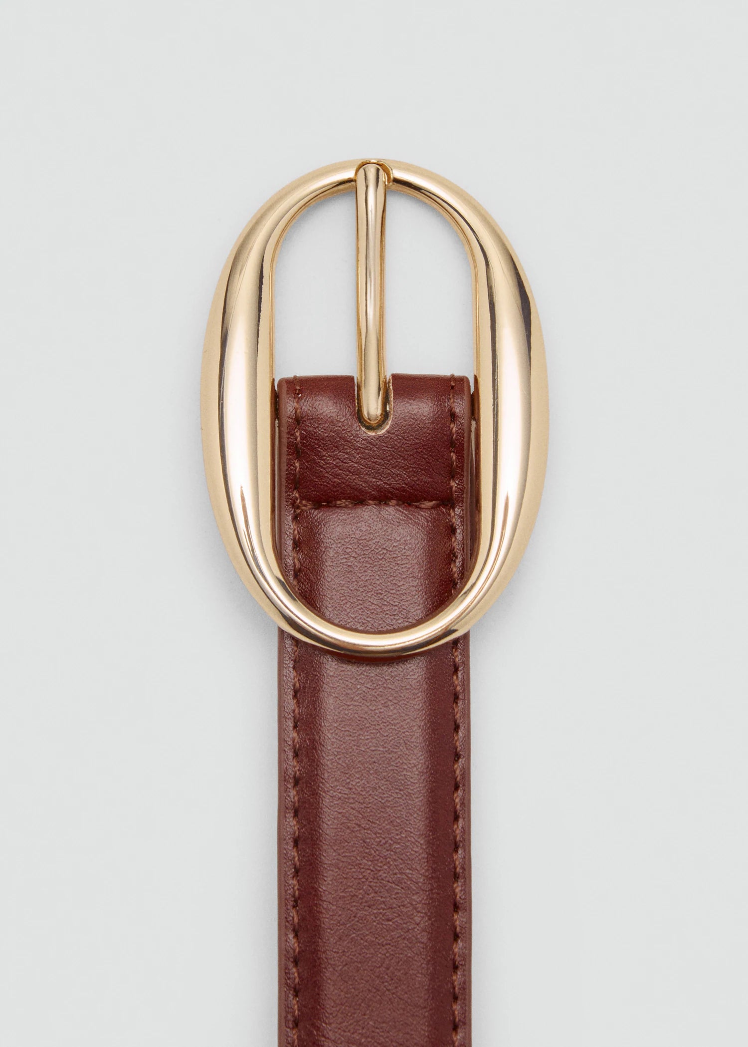 Oval Buckle Belt