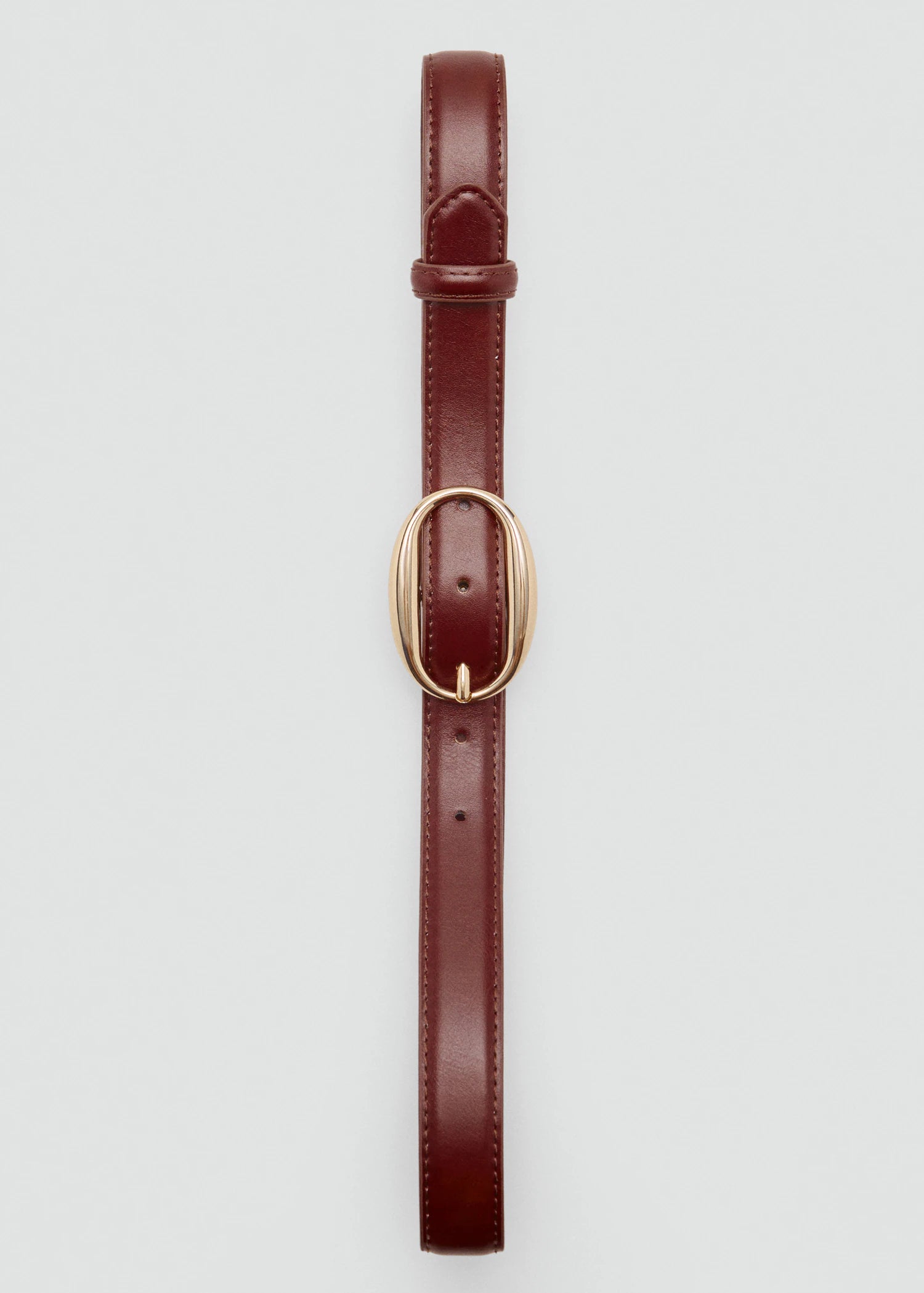 Oval Buckle Belt