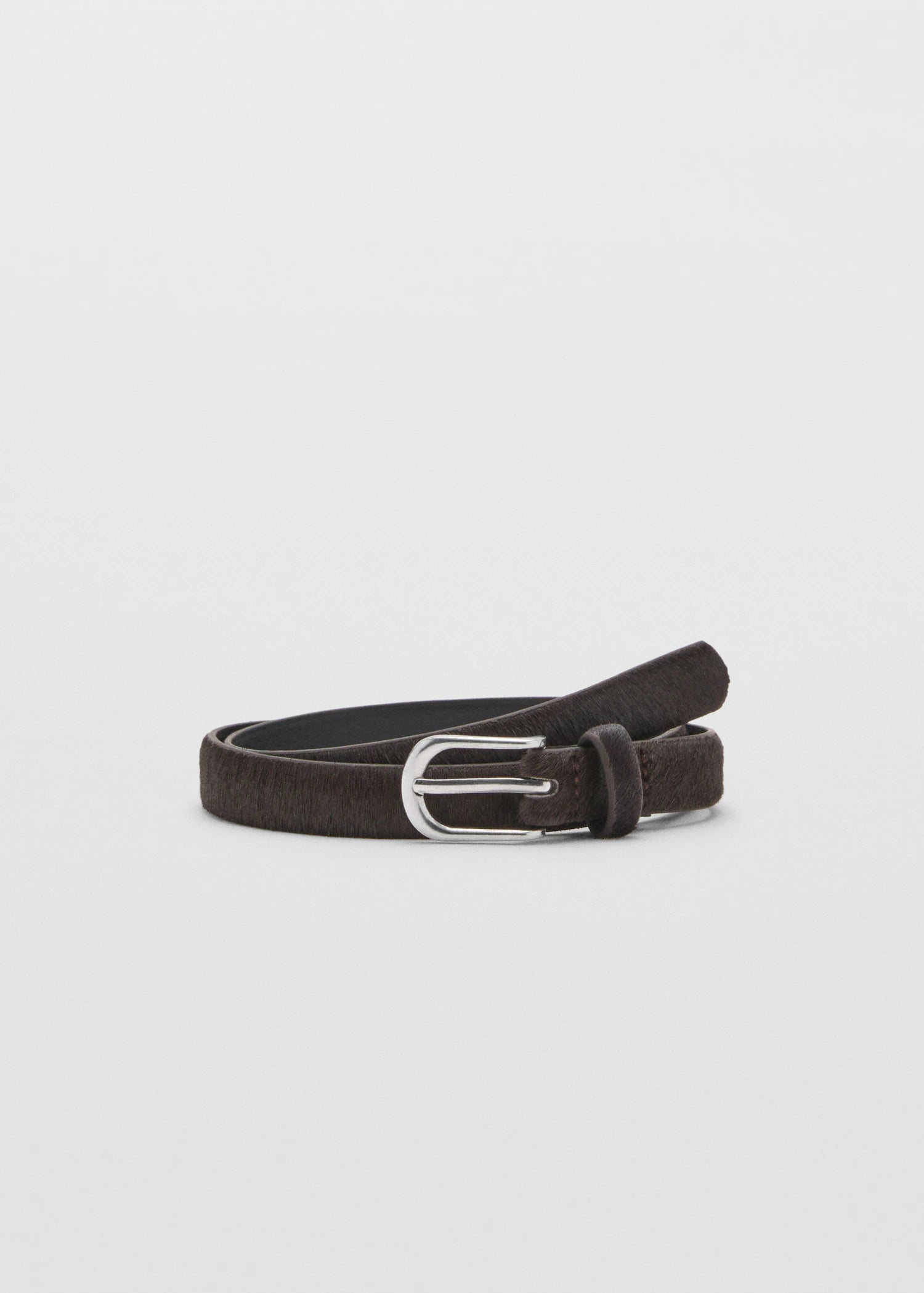 Leather Fur Belt