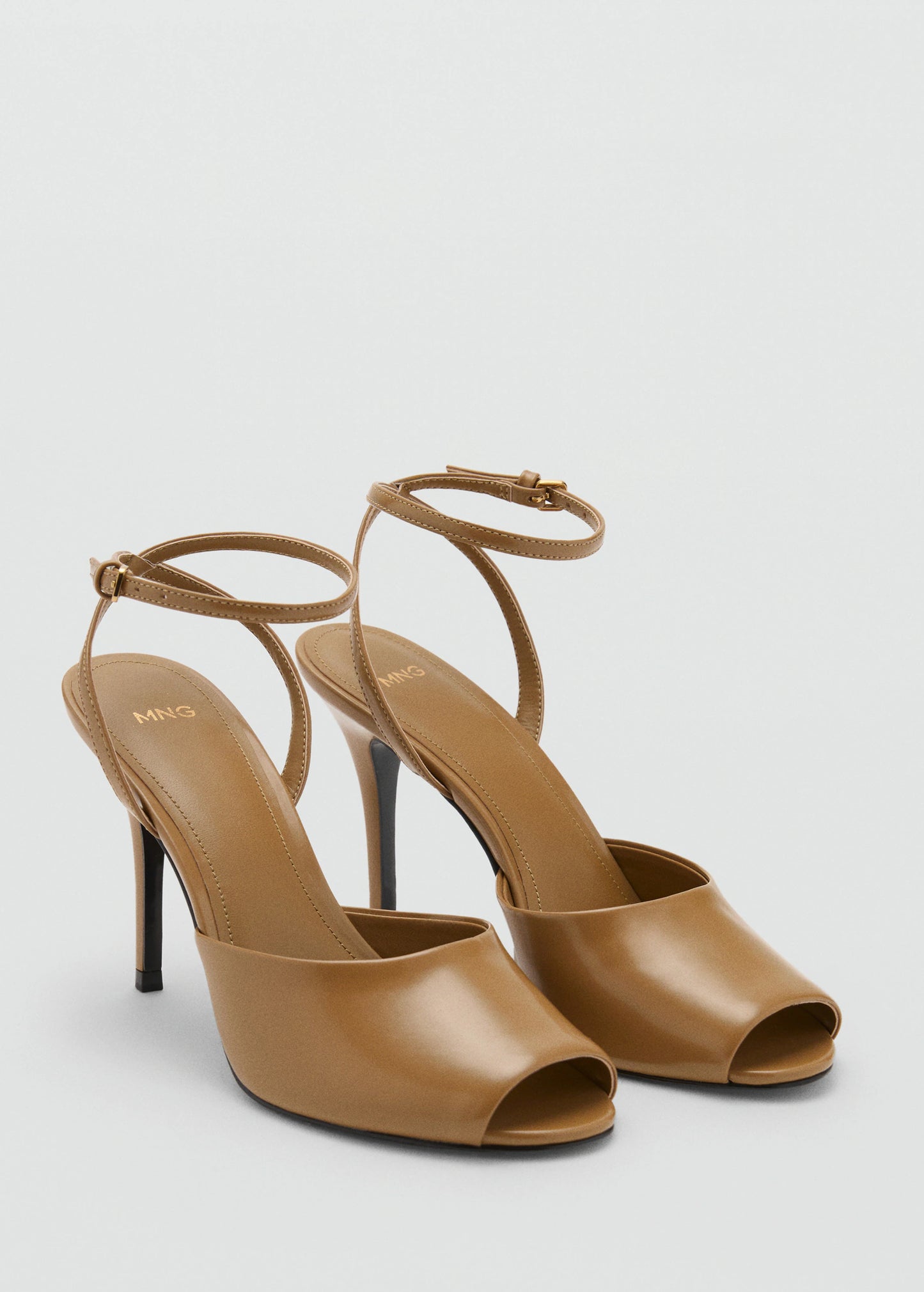 Ankle Cuff Heeled Sandals