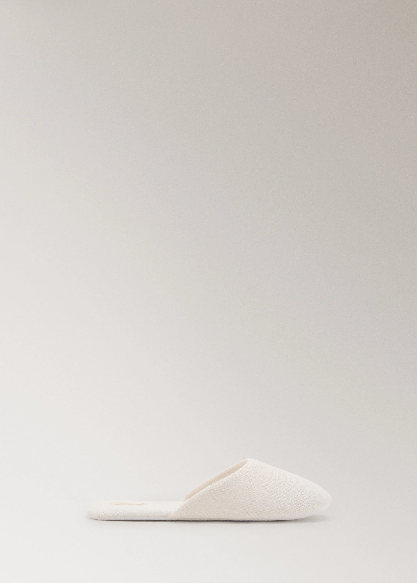 Cotton Textured Mule Slippers