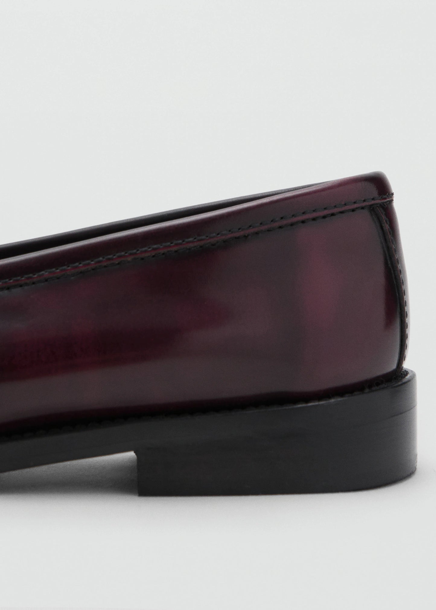 Gathered Leather Moccasin