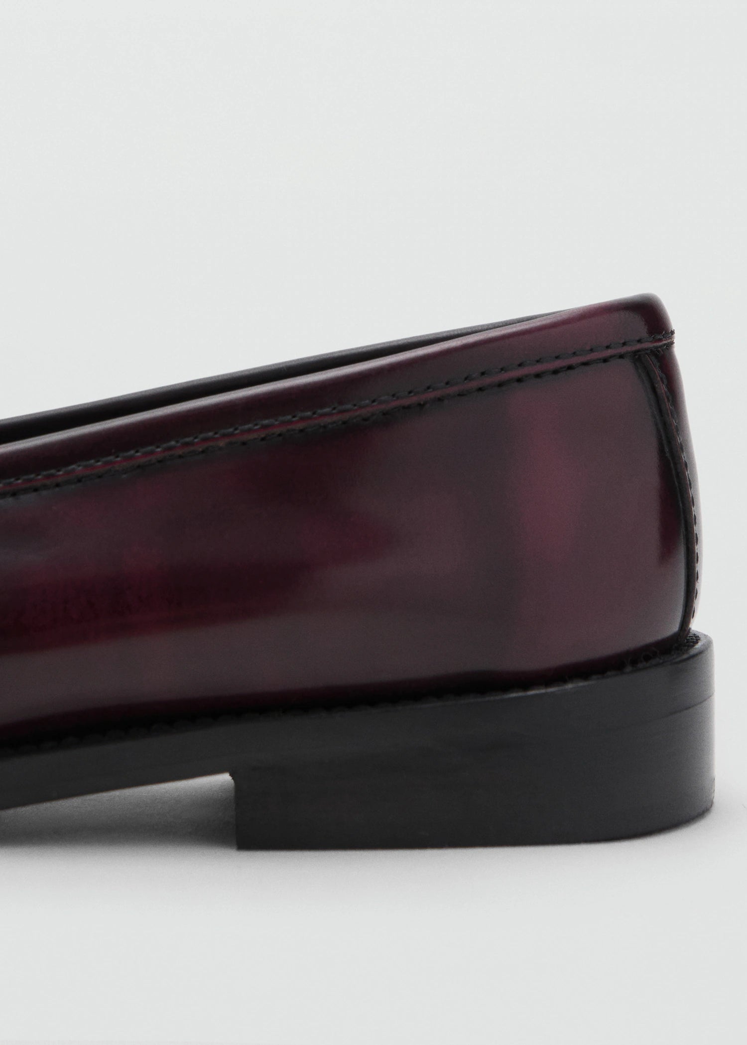 Gathered Leather Moccasin