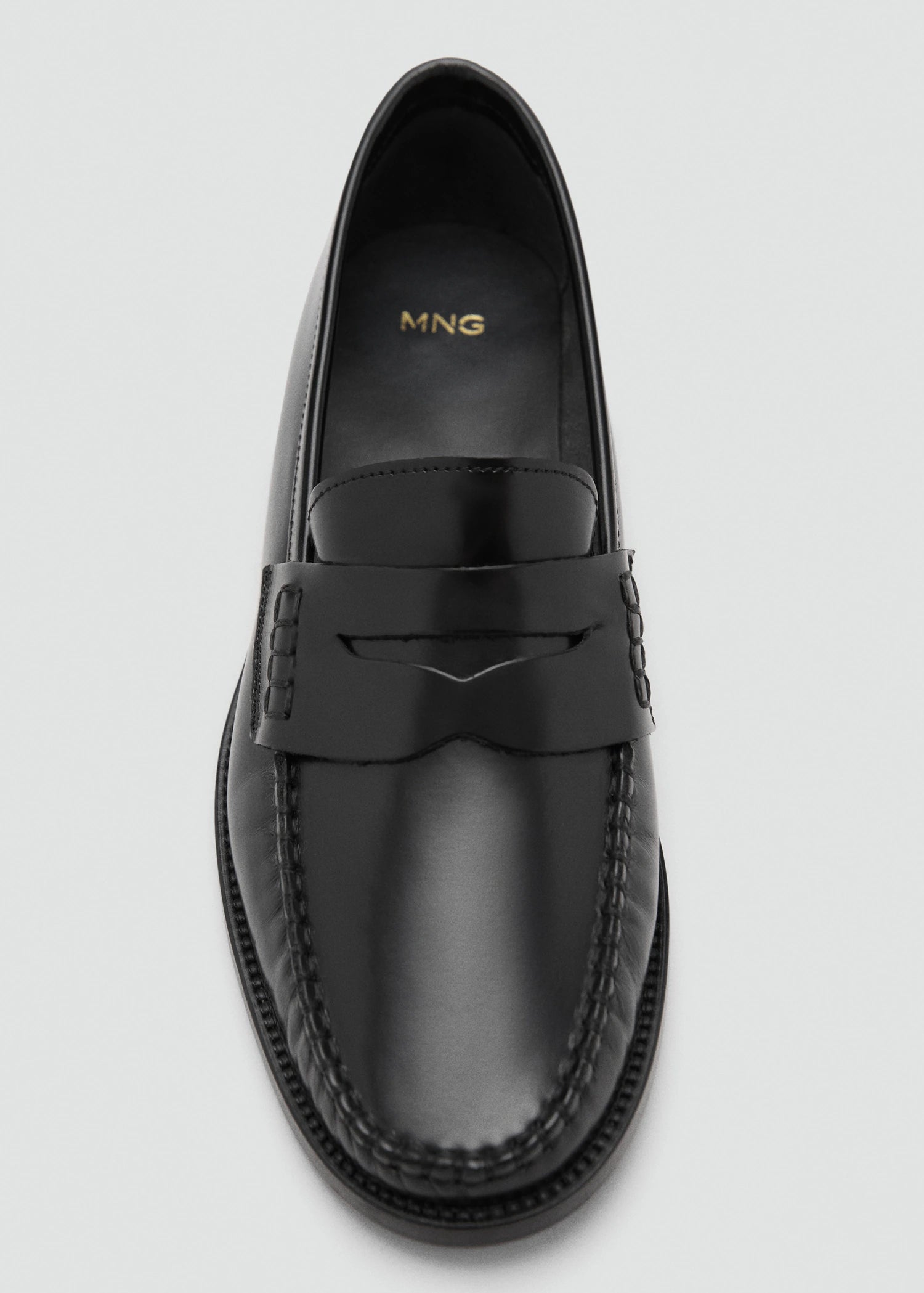 Gathered Leather Moccasin