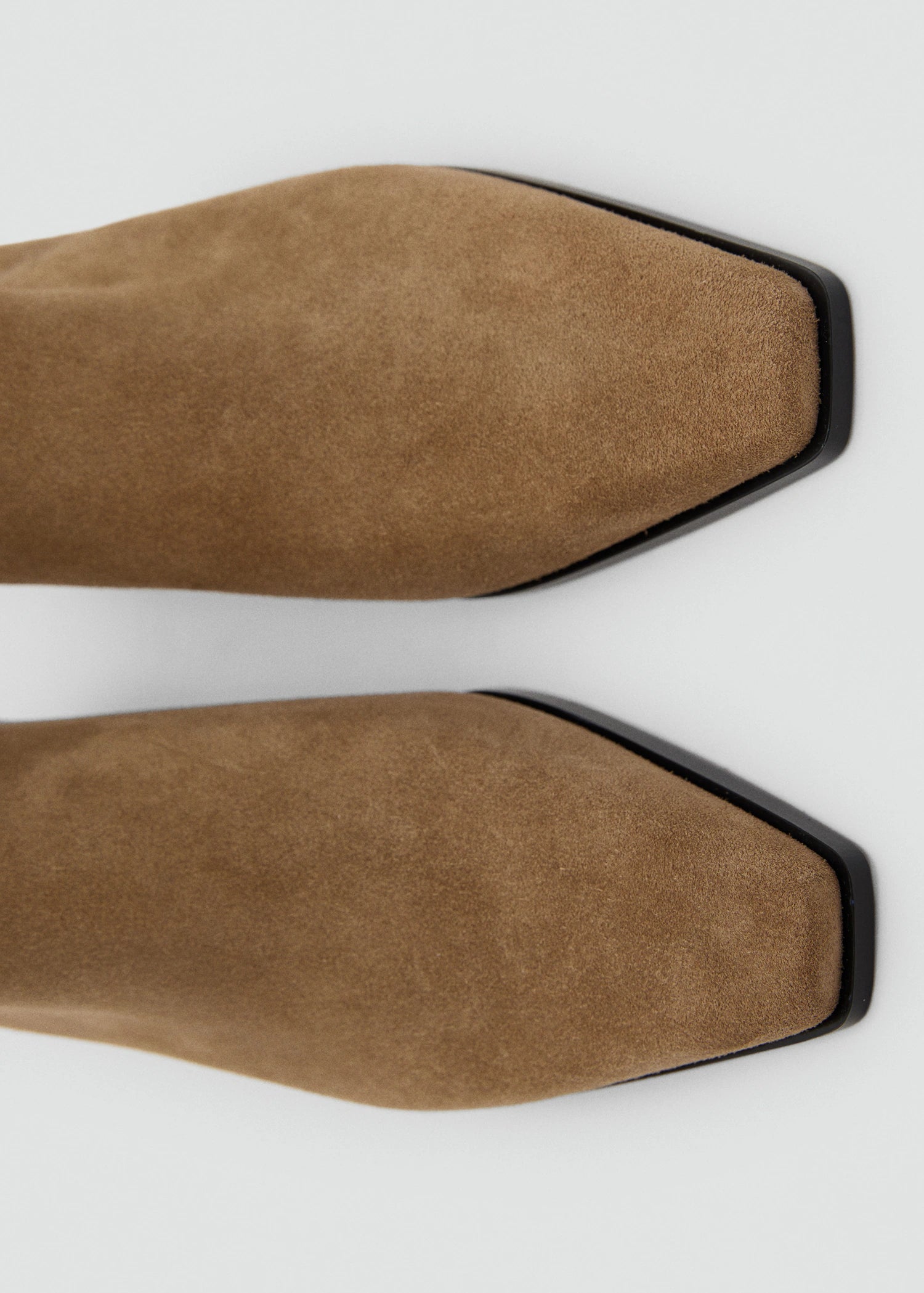 Heel Suede Ankle Boot