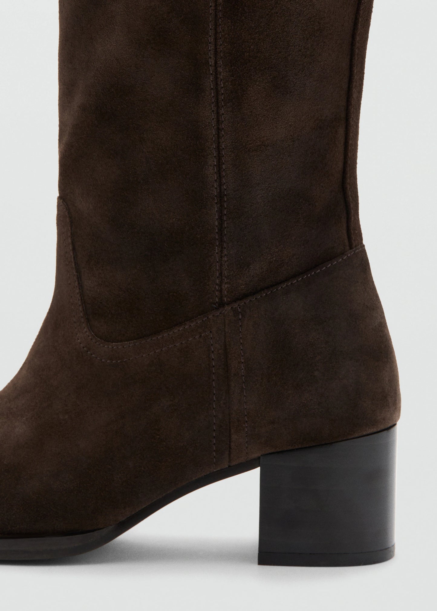 Heel Suede Boots