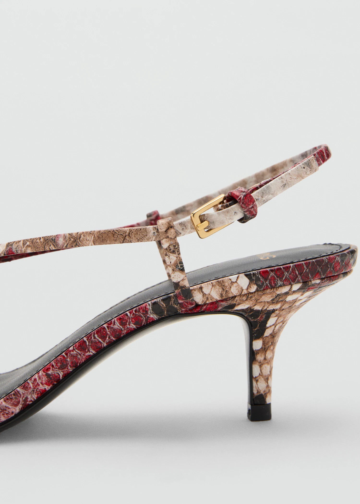 Heeled Sandal With Hoop Detail