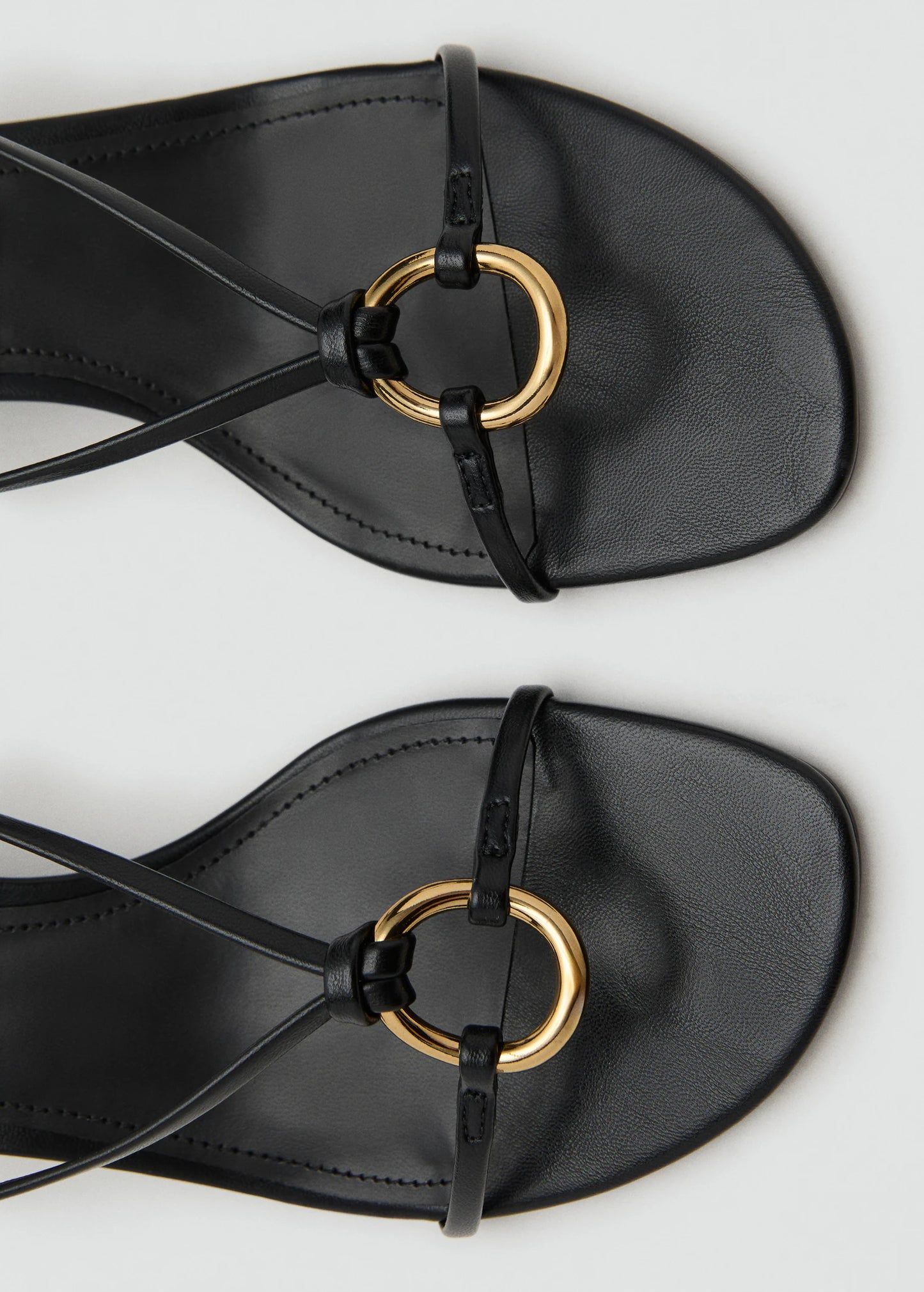 Heeled Sandal With Hoop Detail