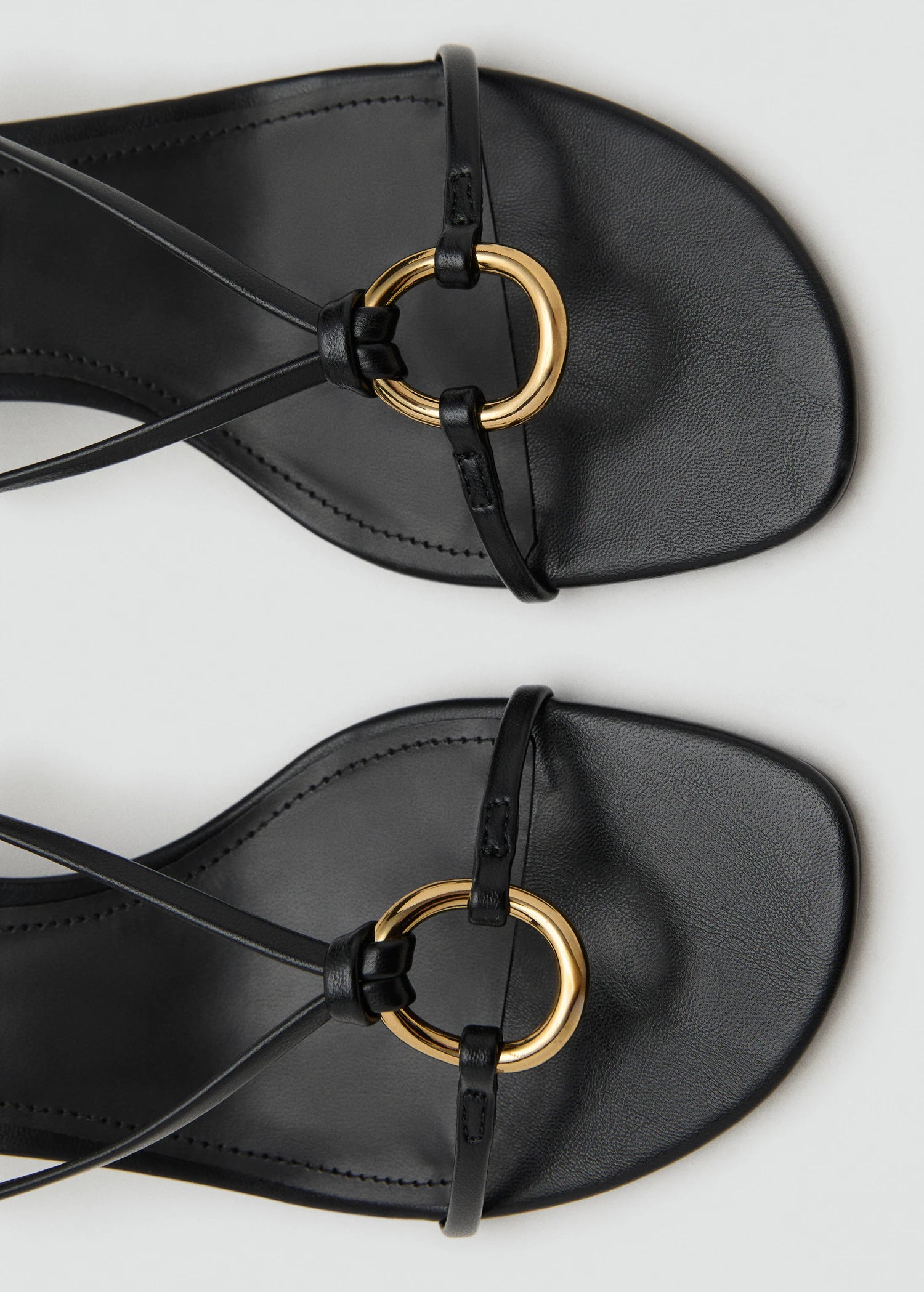 Heeled Sandal With Hoop Detail