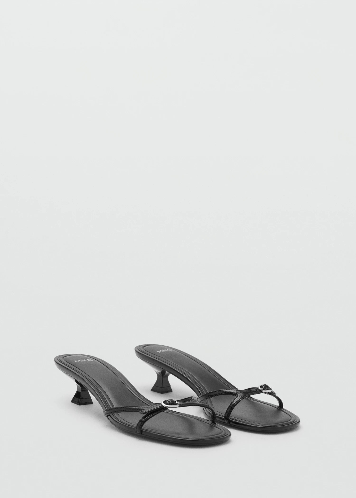 Heeled Sandals With Buckle Detail