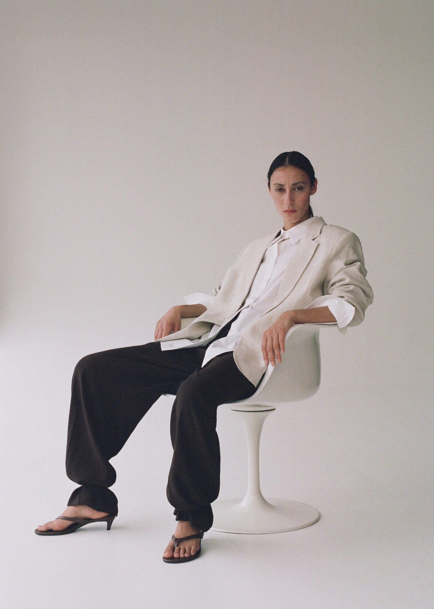 Heeled Sandals With Metallic Detail