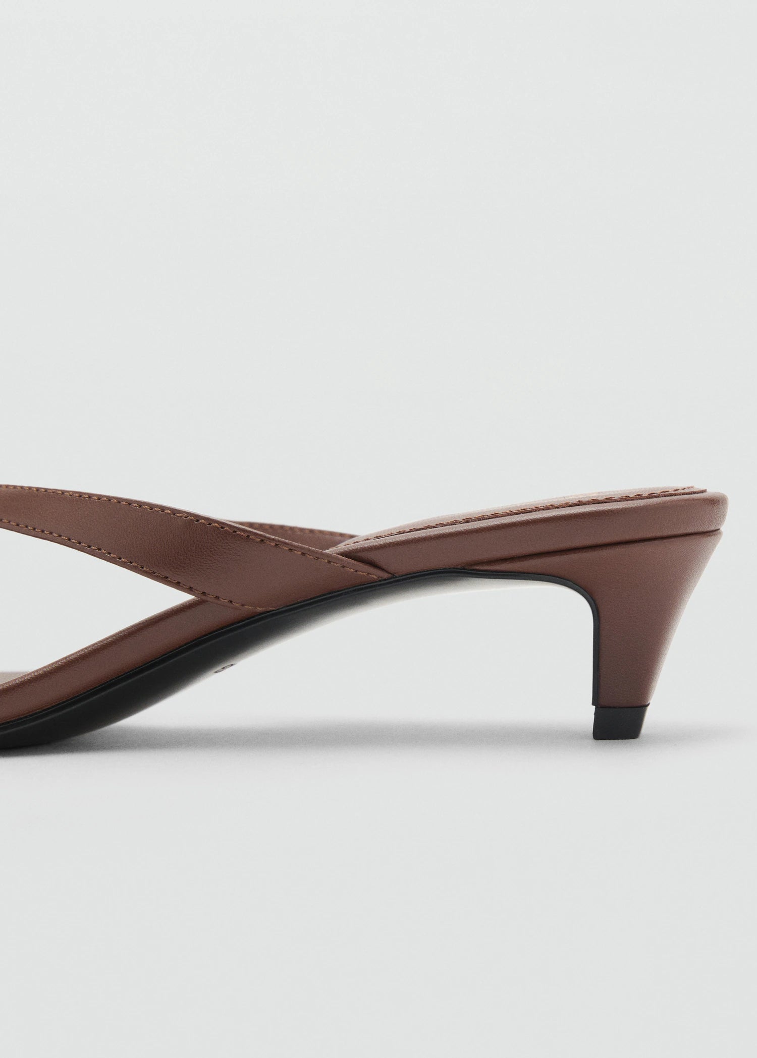 Heeled Sandals With Metallic Detail