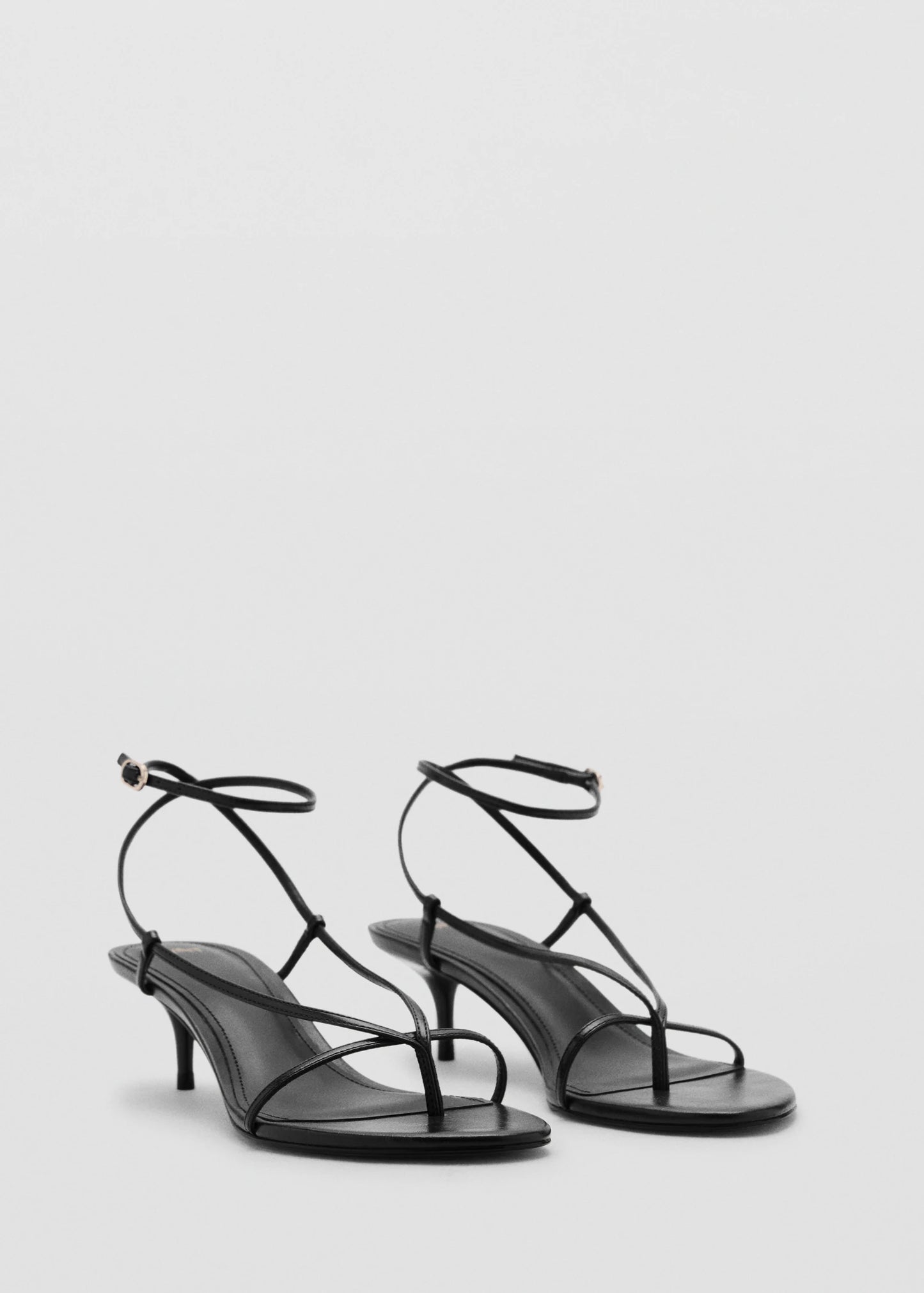 Heeled Sandals With Thin Strap