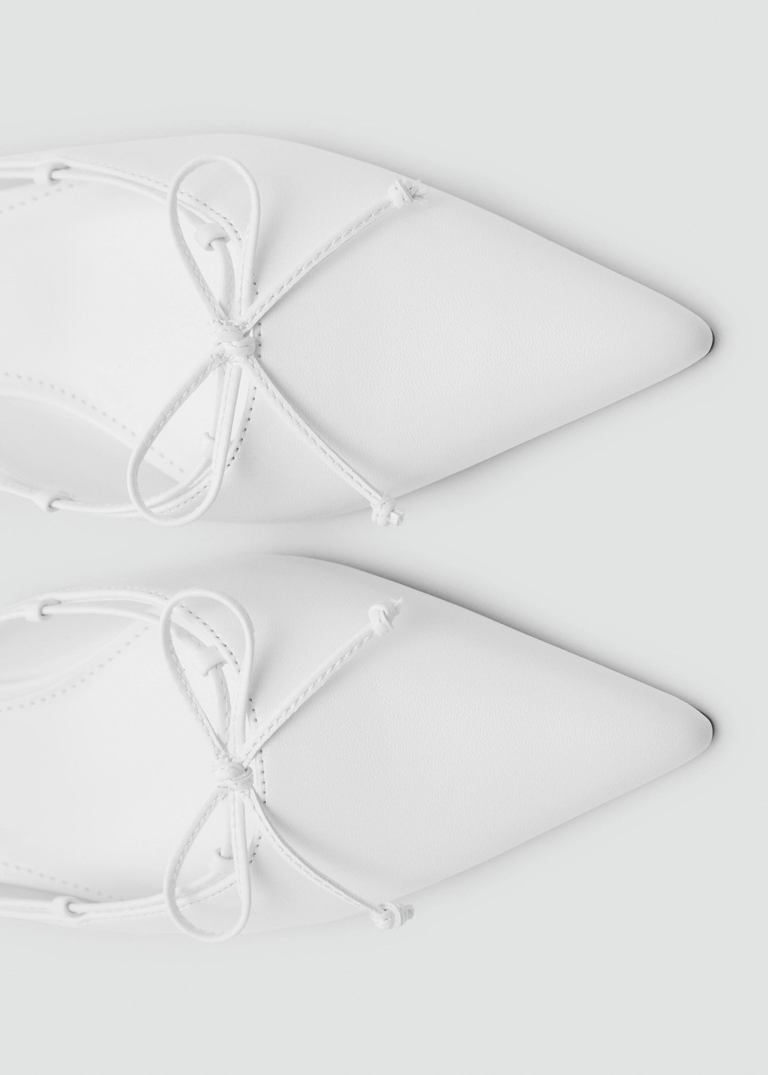 Kitten Shoes With Bow Detail