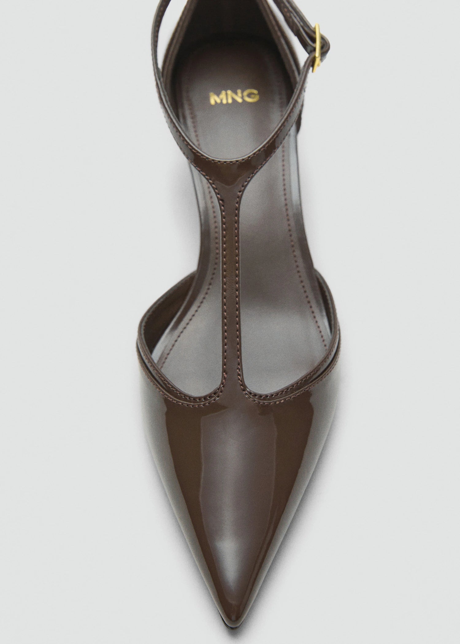 Kitten Heel Patent Leather Shoes