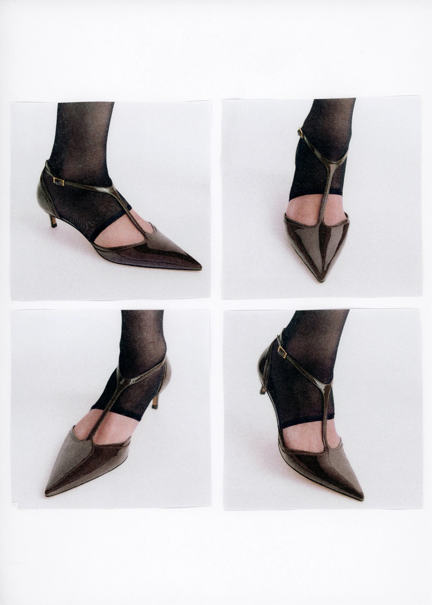 Kitten Heel Patent Leather Shoes