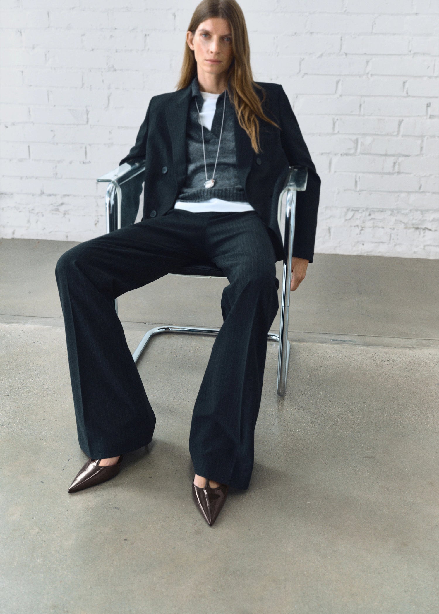 Kitten Heel Patent Leather Shoes