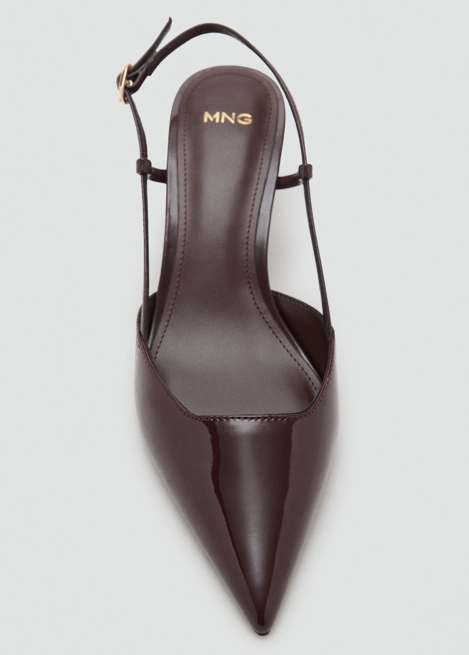 Kitten Heel Patent Leather Shoes