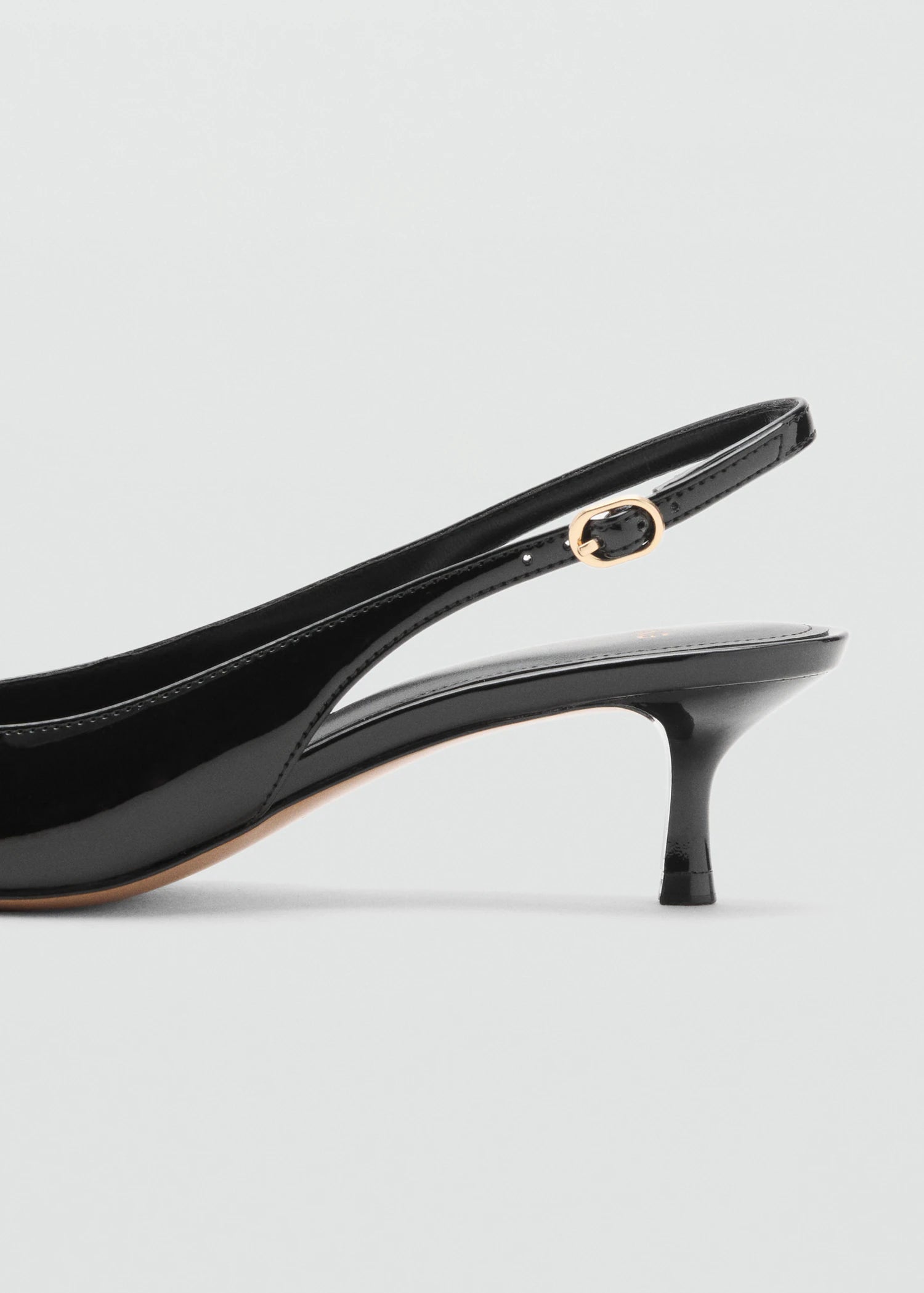 Kitten Heel Patent Leather Shoes