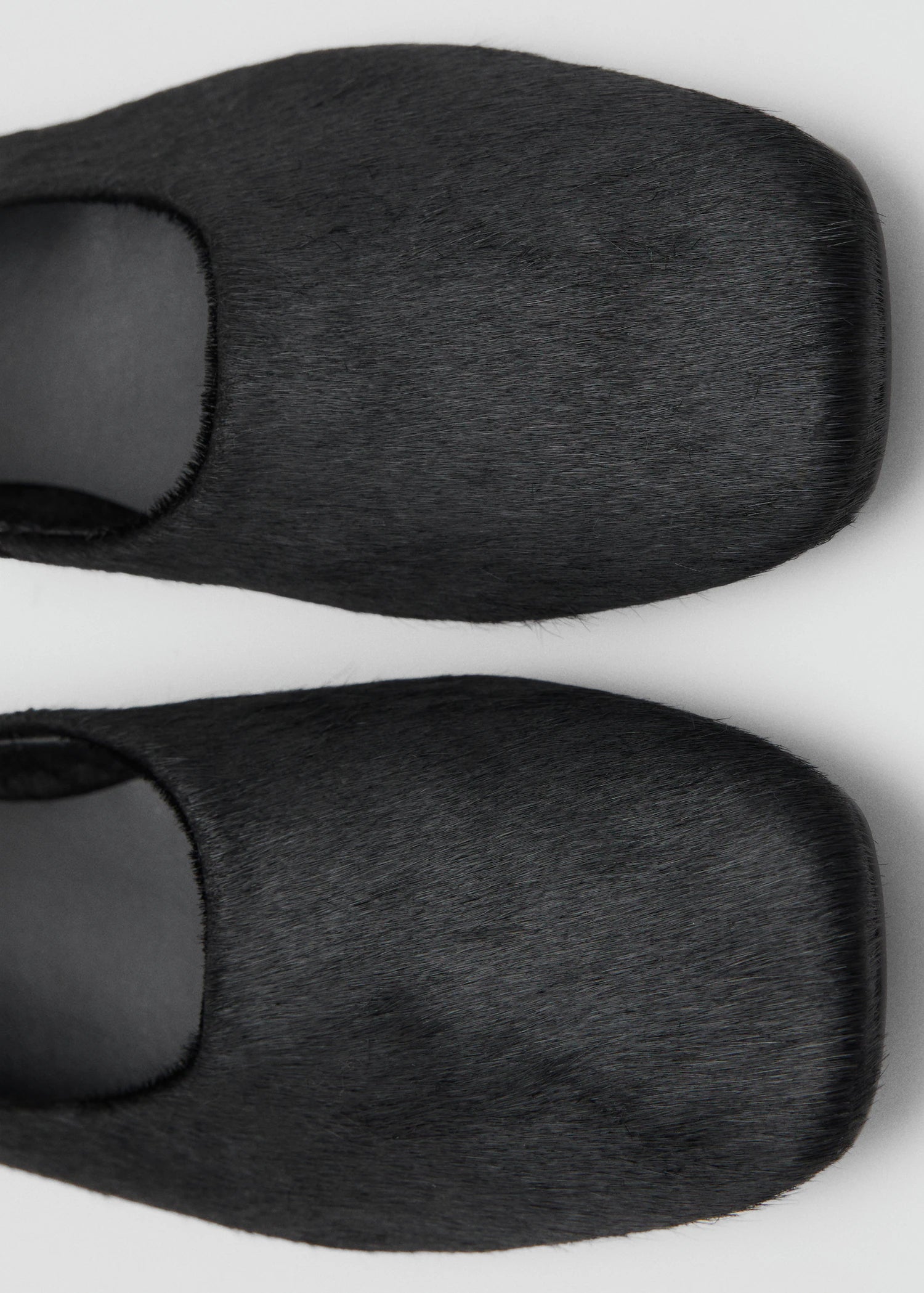 Leather And Fur Effect Shoes