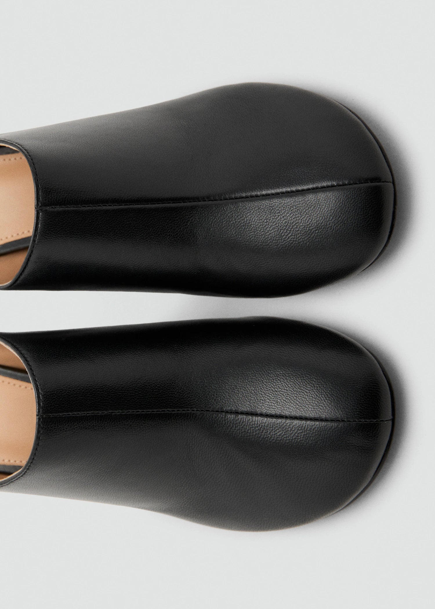 Leather Heeled Clogs