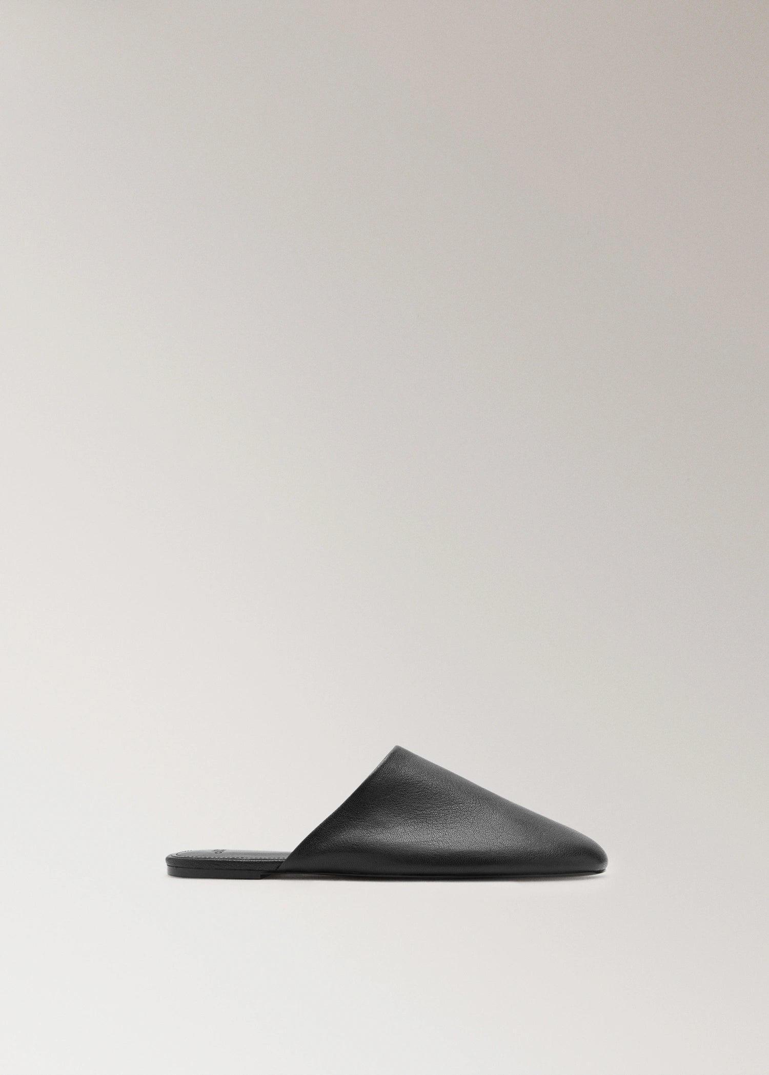 Leather Mule Slippers