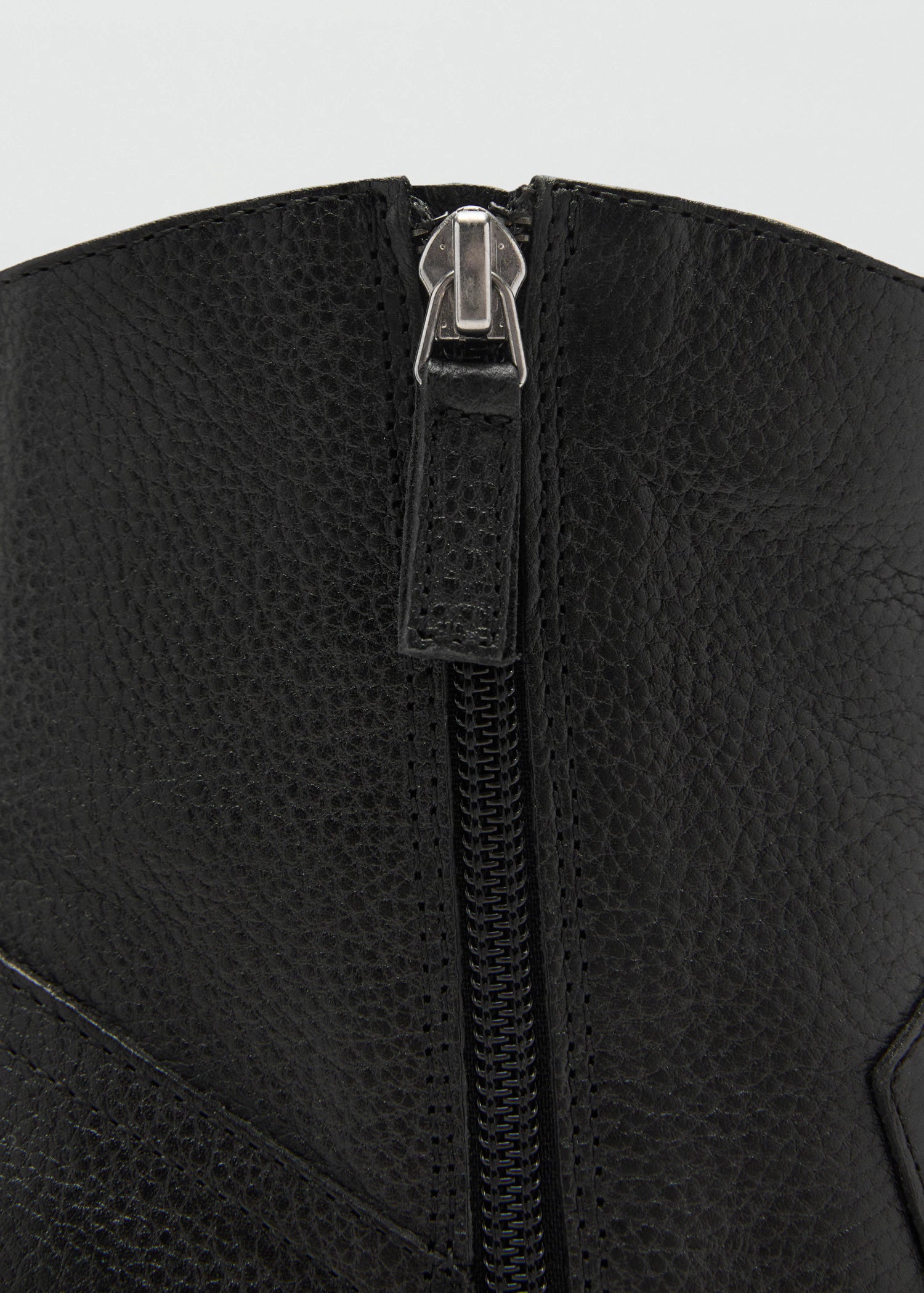 Leather Pointed Ankle Boots