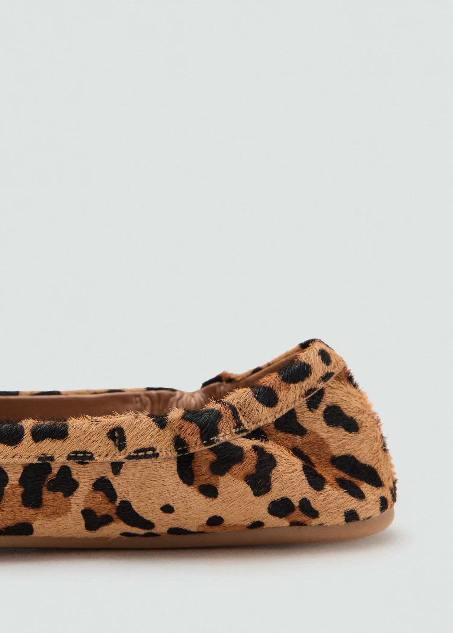 Leopard Print Leather Moccasins