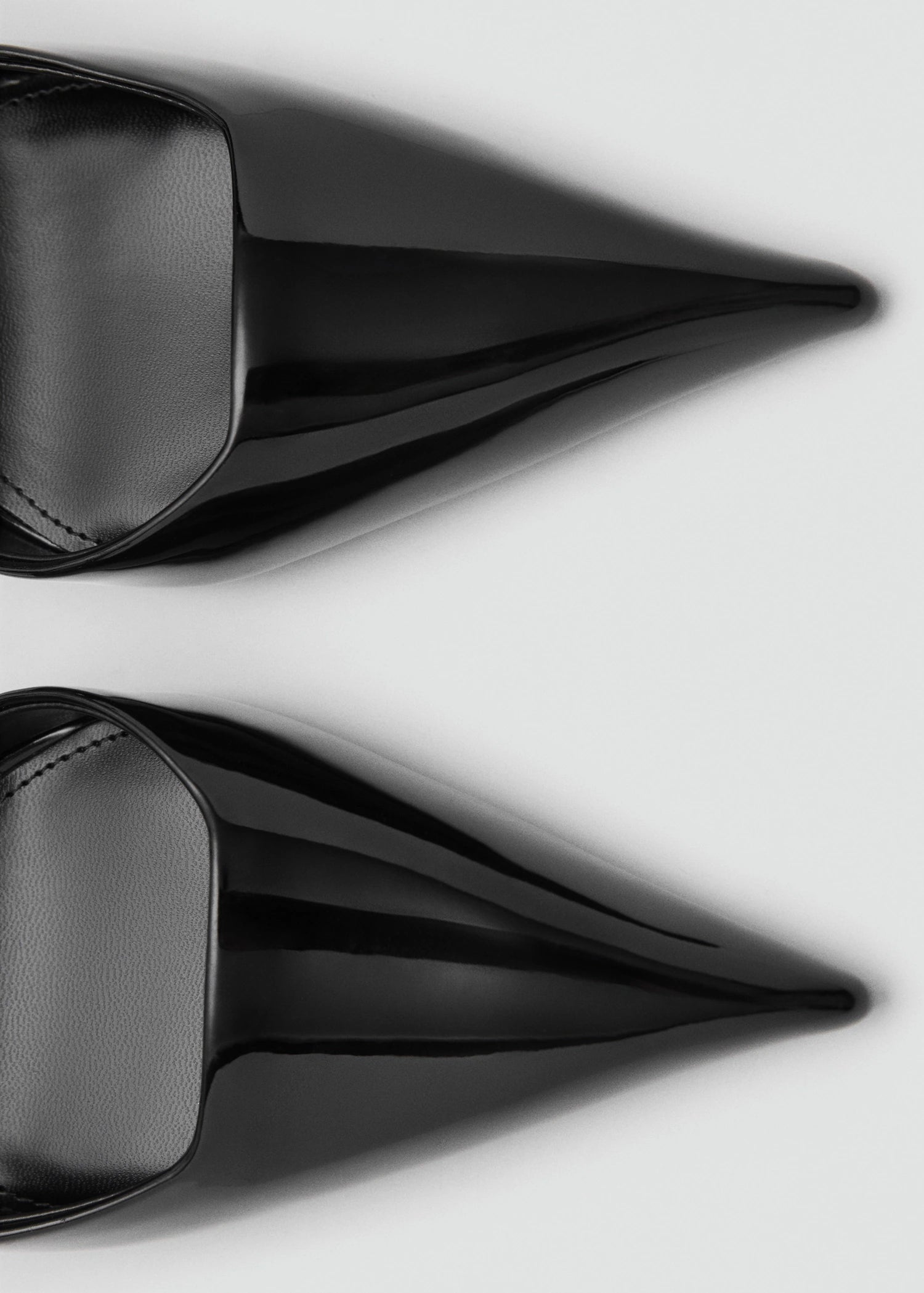 Patent Leather Shoes With Straps And Buckle