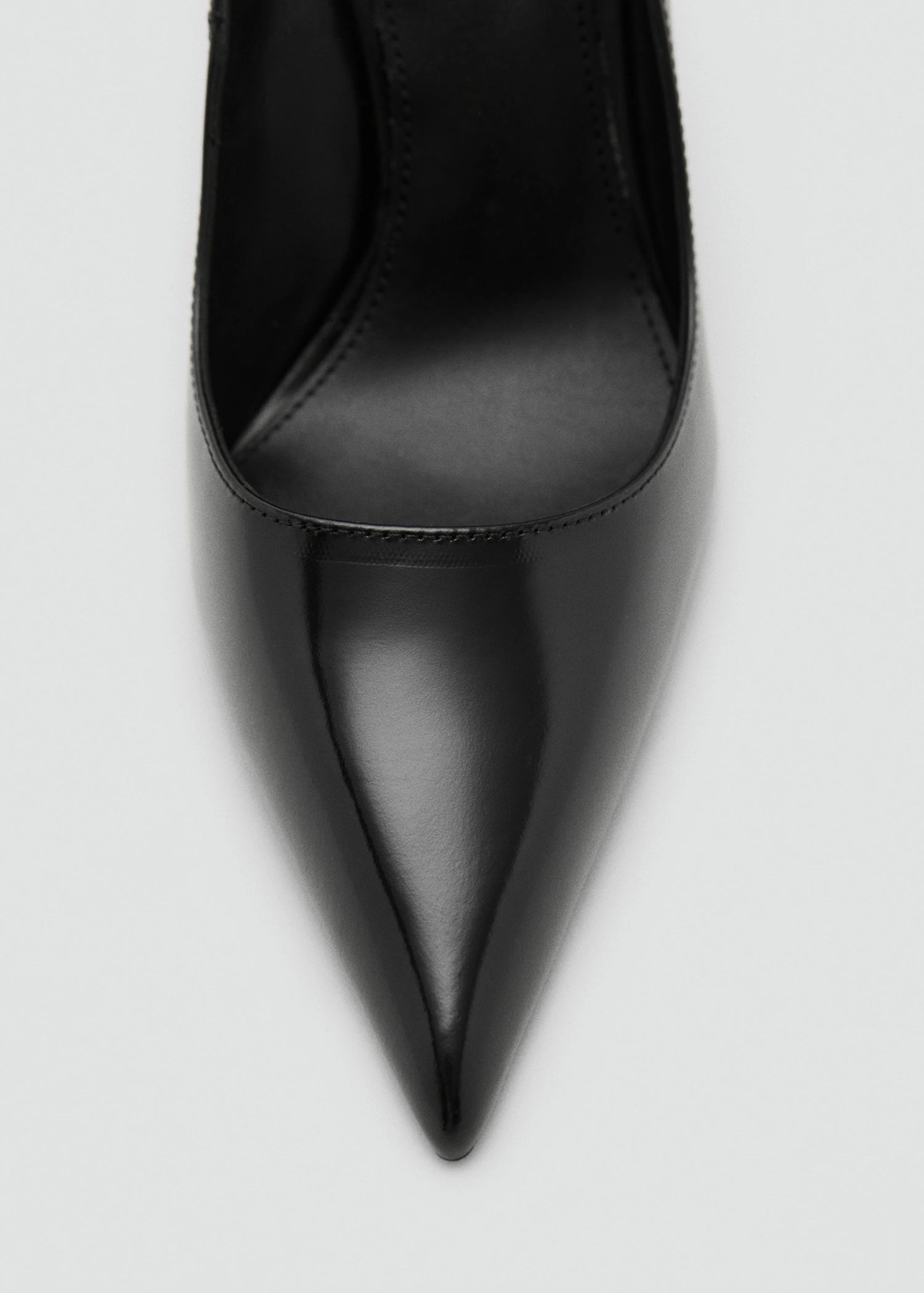 Pointed Toe Leather Heeled Shoes
