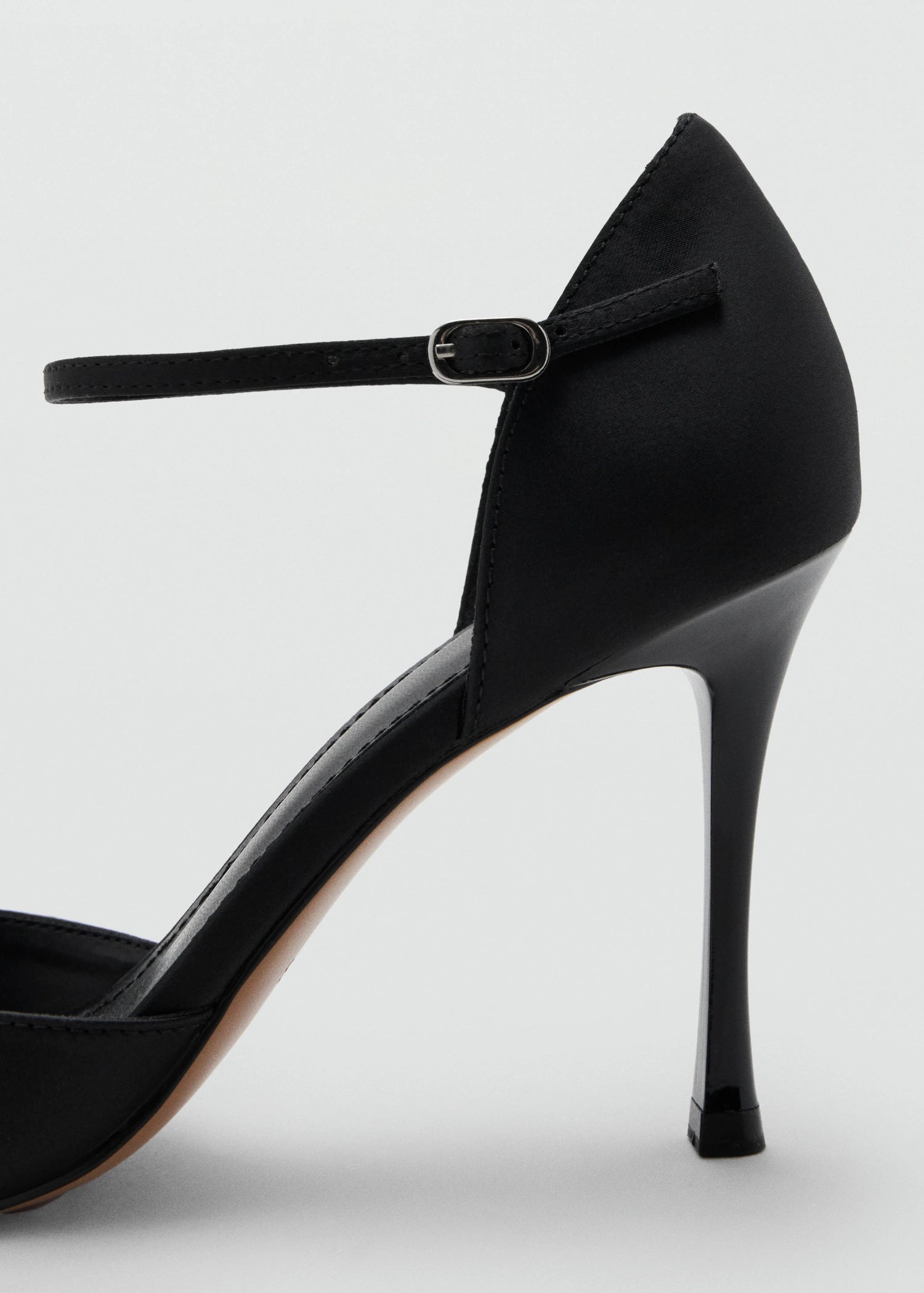 Satin High Heeled Sandal