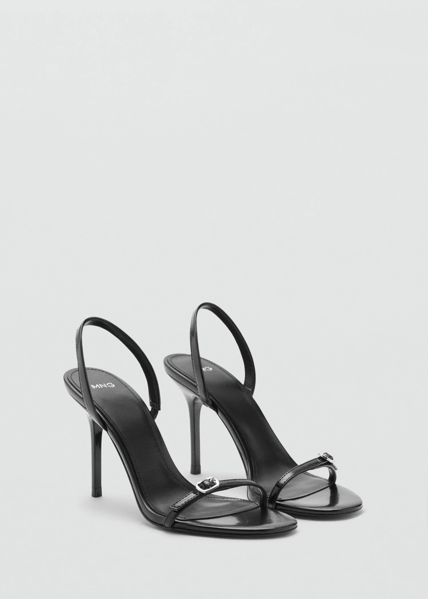 Stiletto Heel Sandal With Buckle