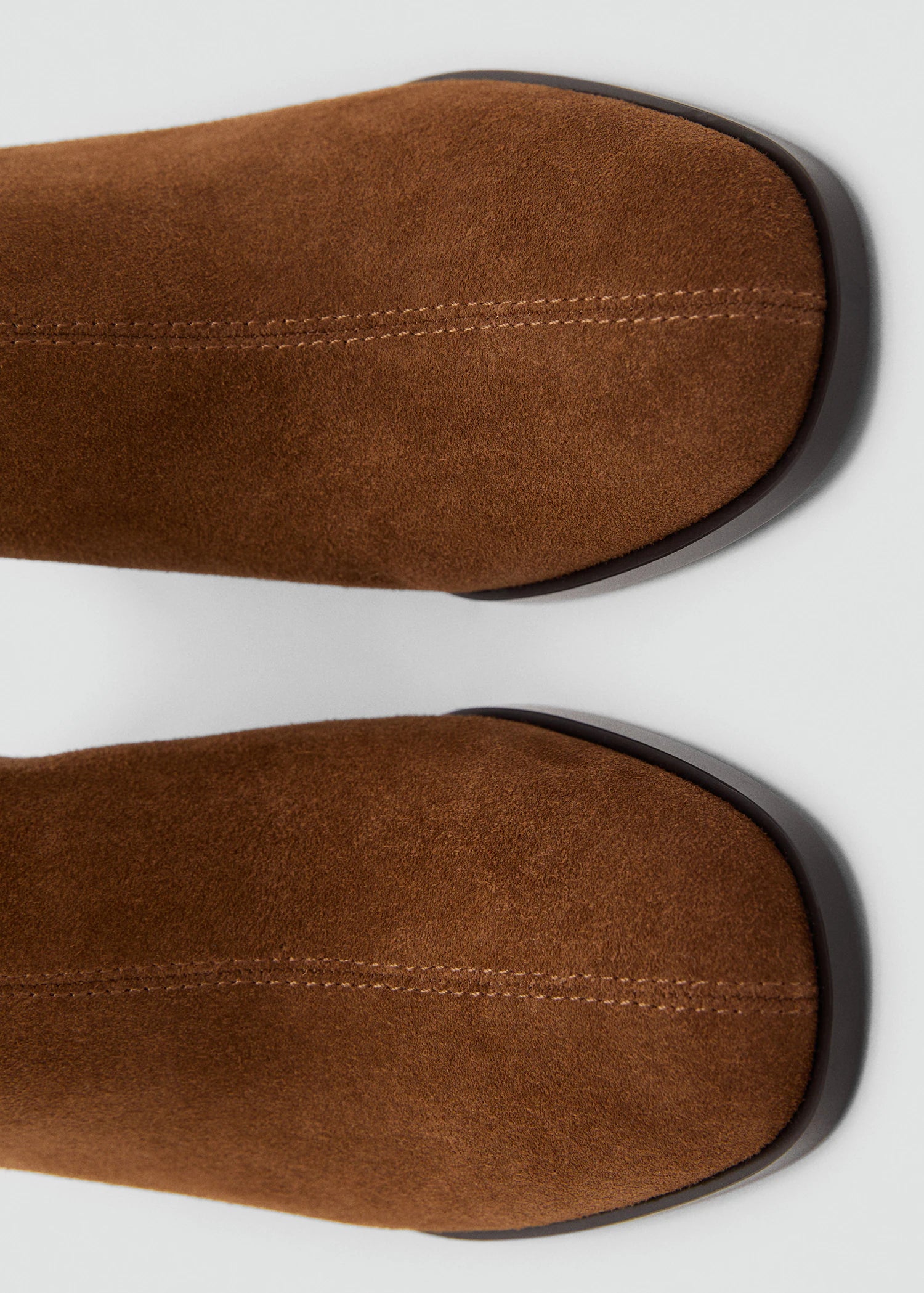 Suede Block Heel Boots