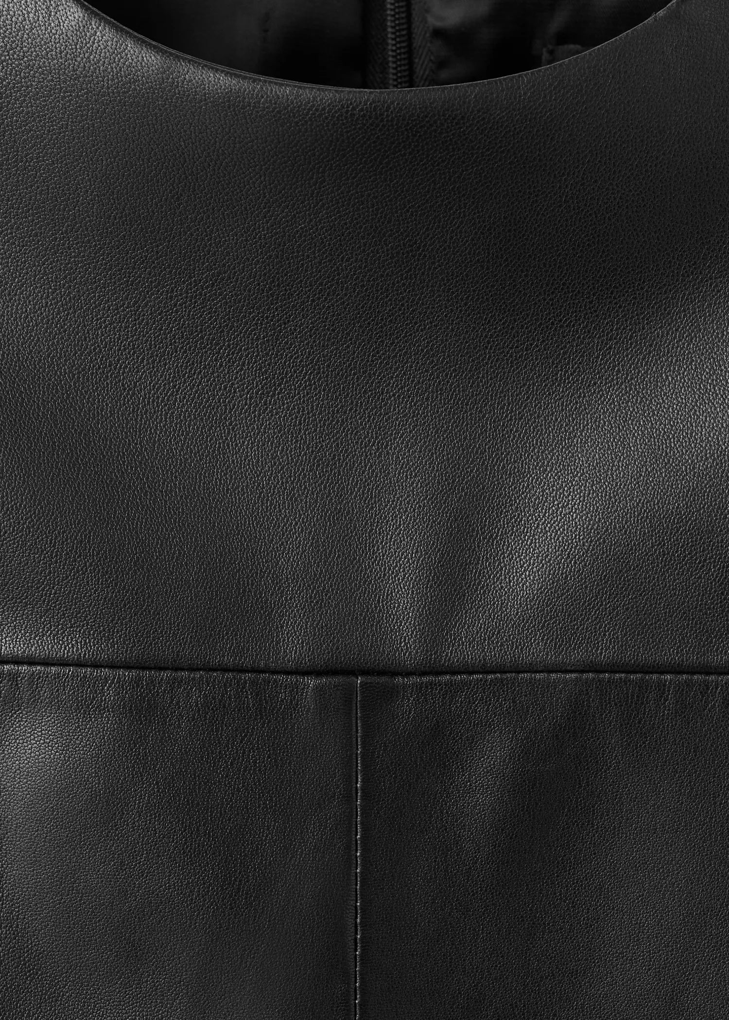 100% Leather Oversized T Shirt