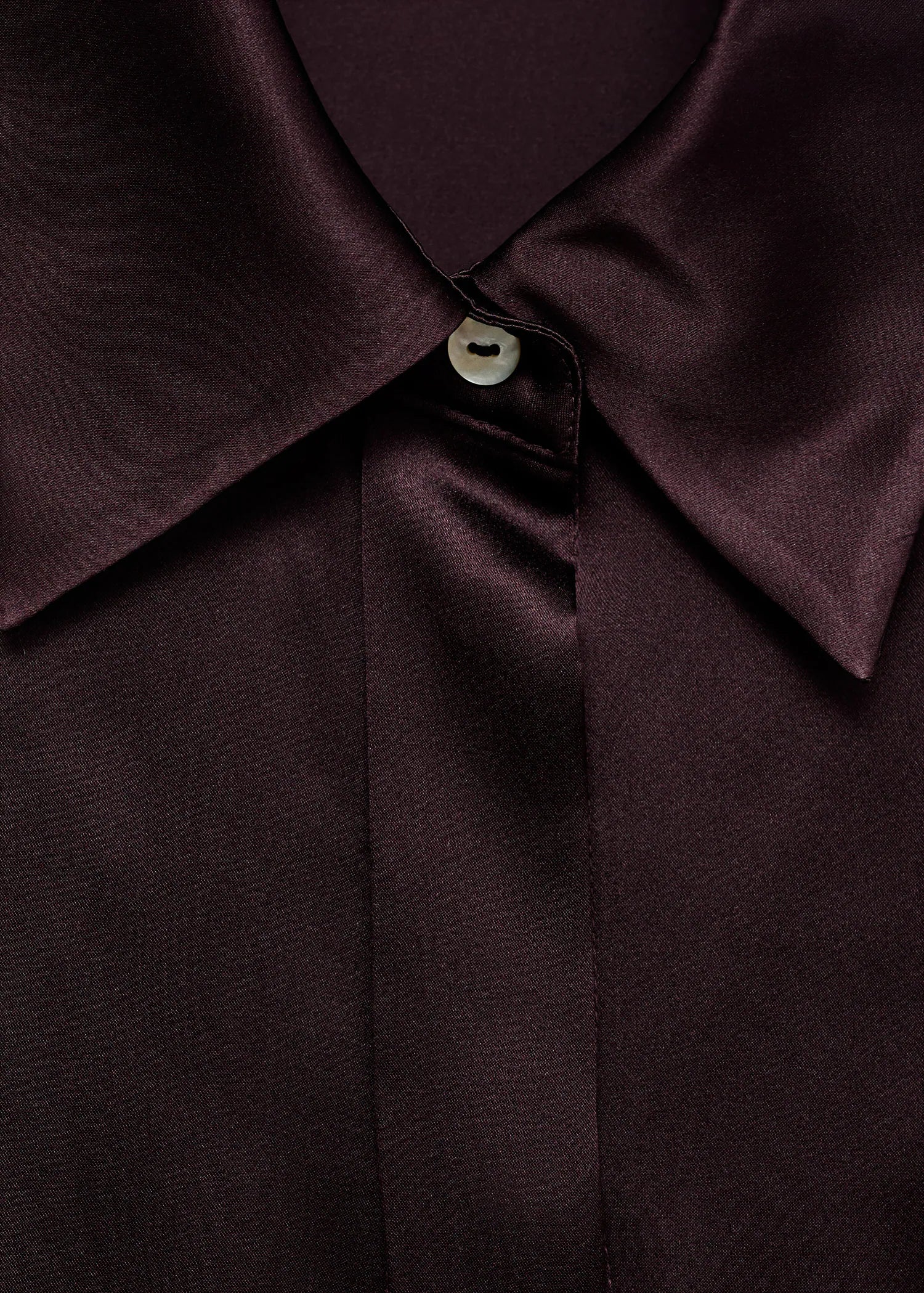 100% Silk Satin Shirt