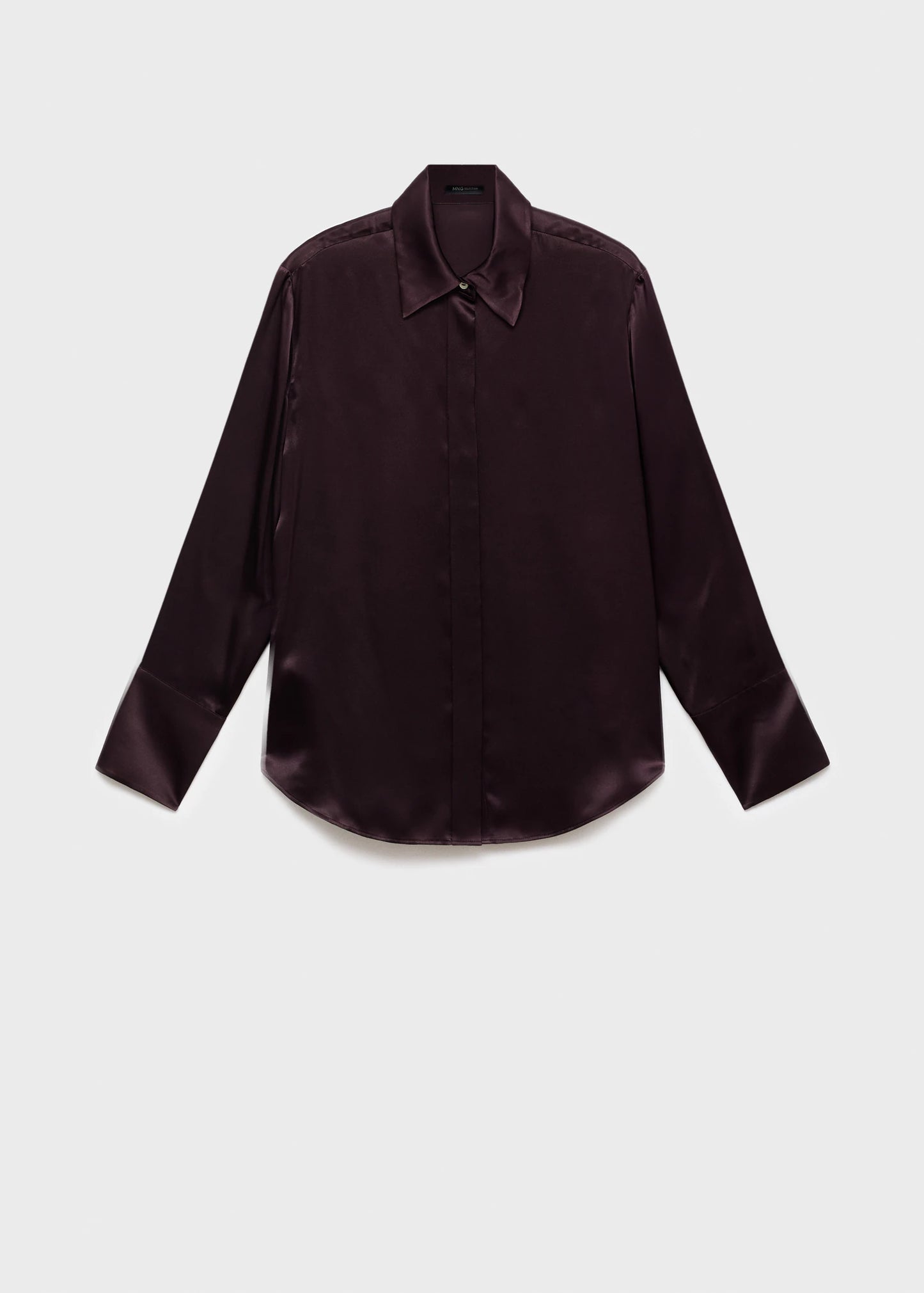 100% Silk Satin Shirt