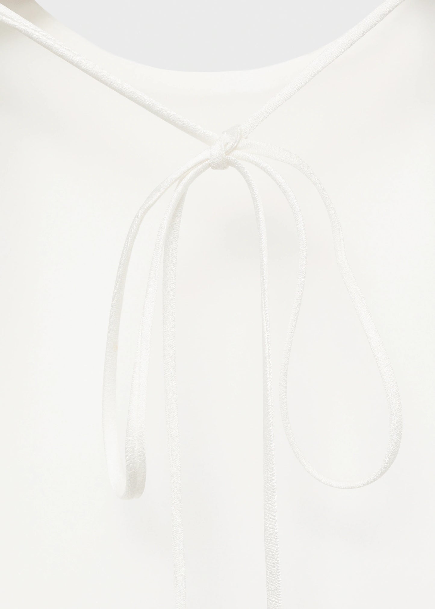 Asymmetrical Satin Top