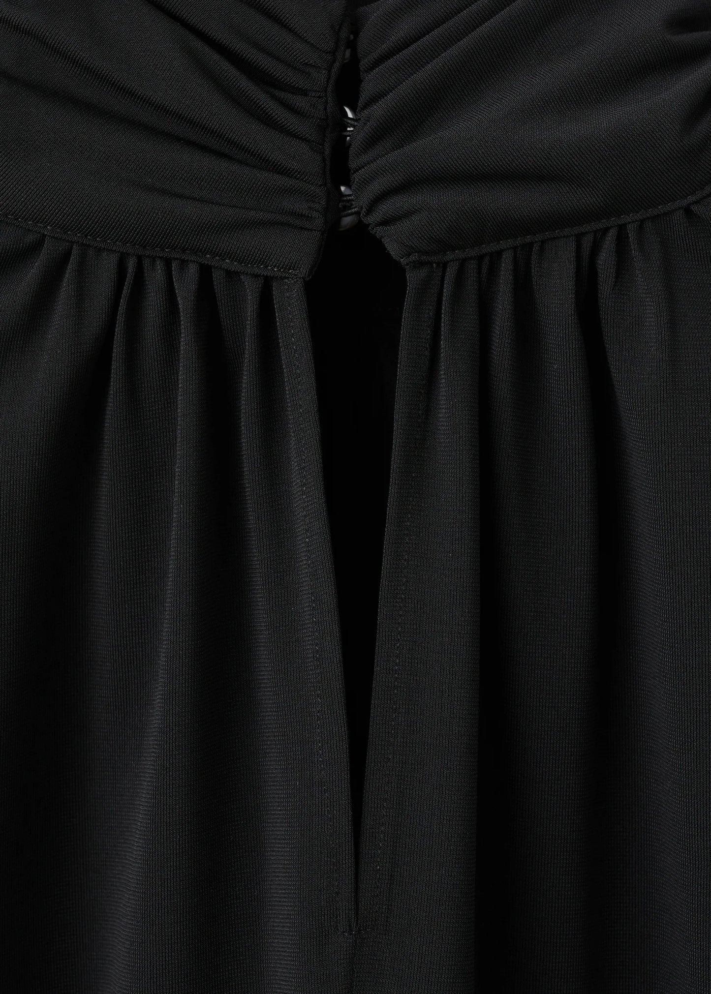 Blouse With Flared Sleeves And Ruffles